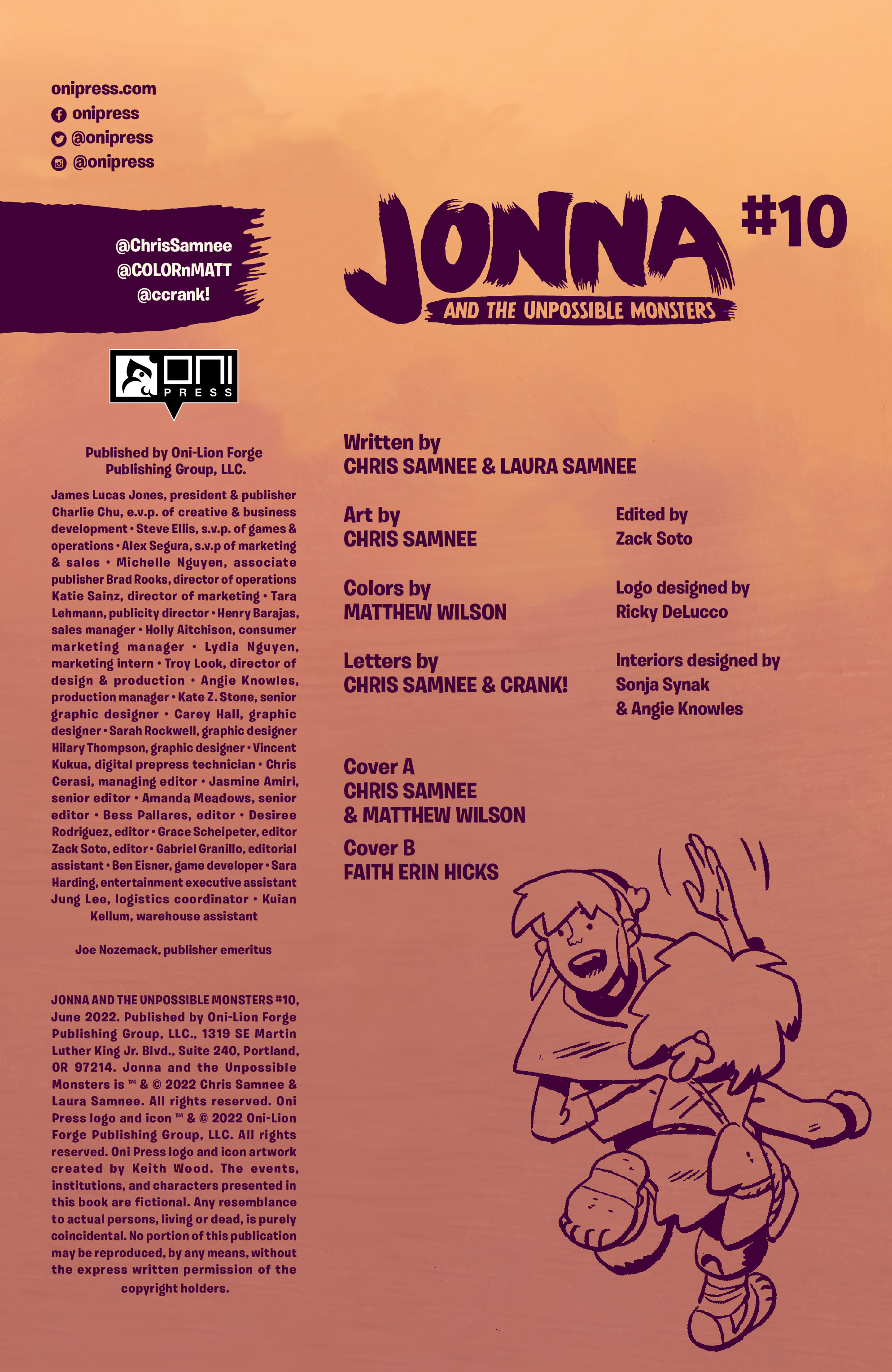 Read online Jonna and the Unpossible Monsters comic -  Issue #10 - 2