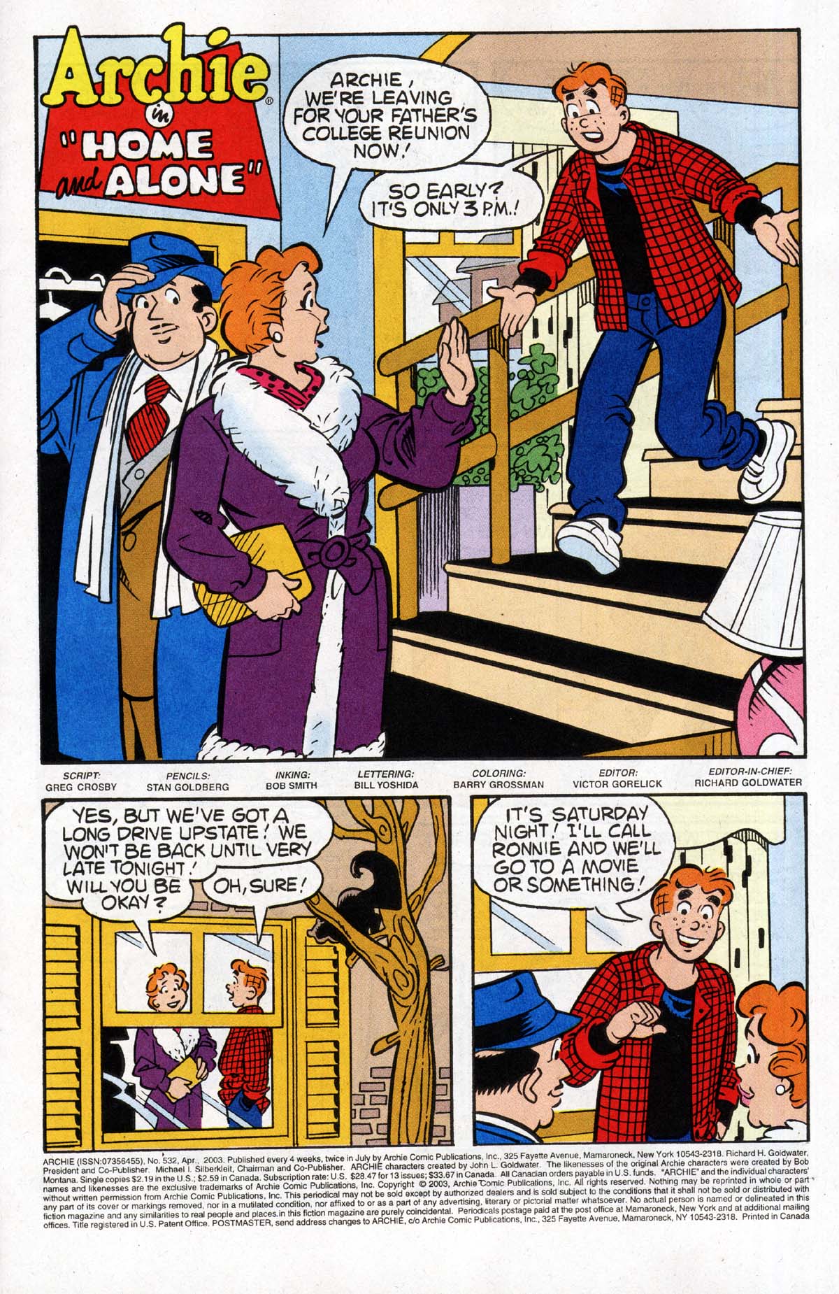 Read online Archie (1960) comic -  Issue #532 - 2