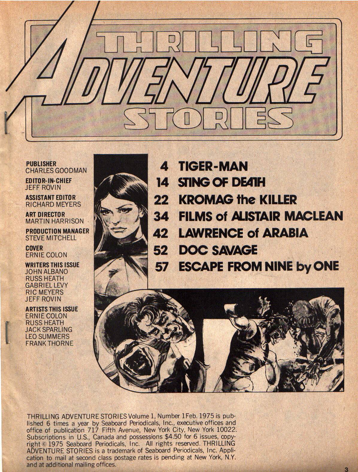 Read online Thrilling Adventure Stories comic -  Issue #1 - 3