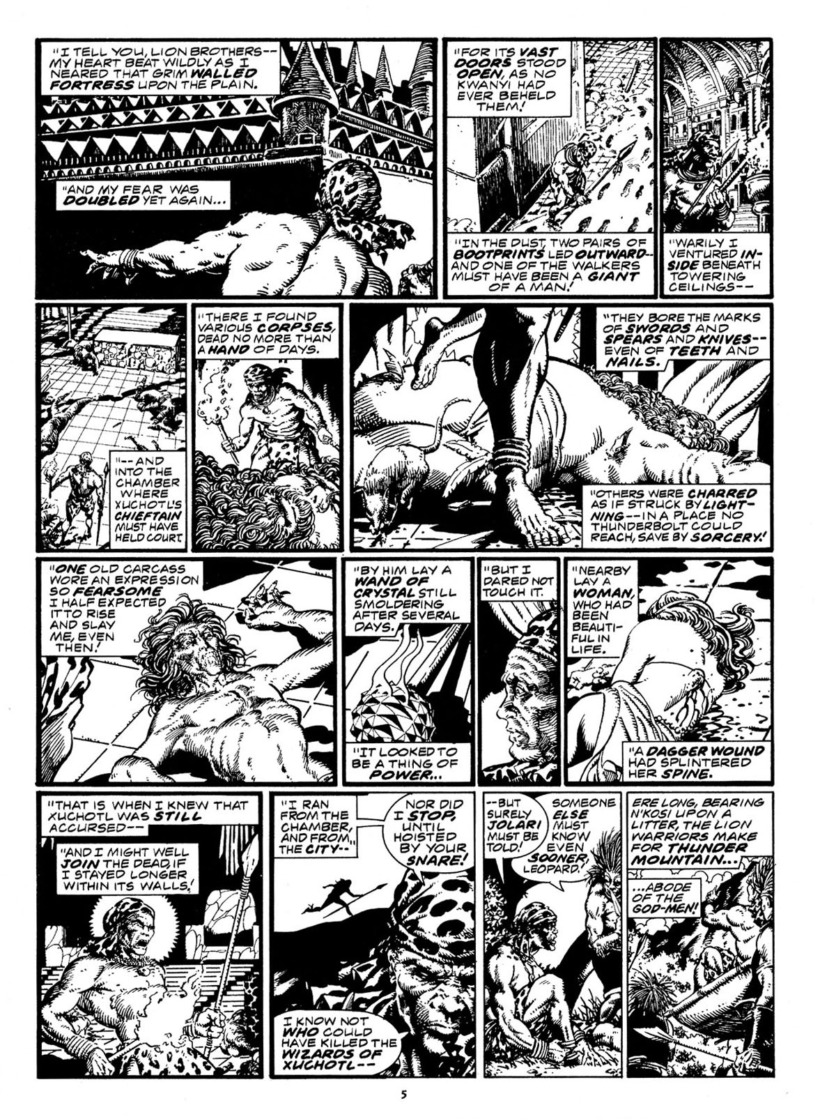 Read online The Savage Sword Of Conan comic -  Issue #211 - 7