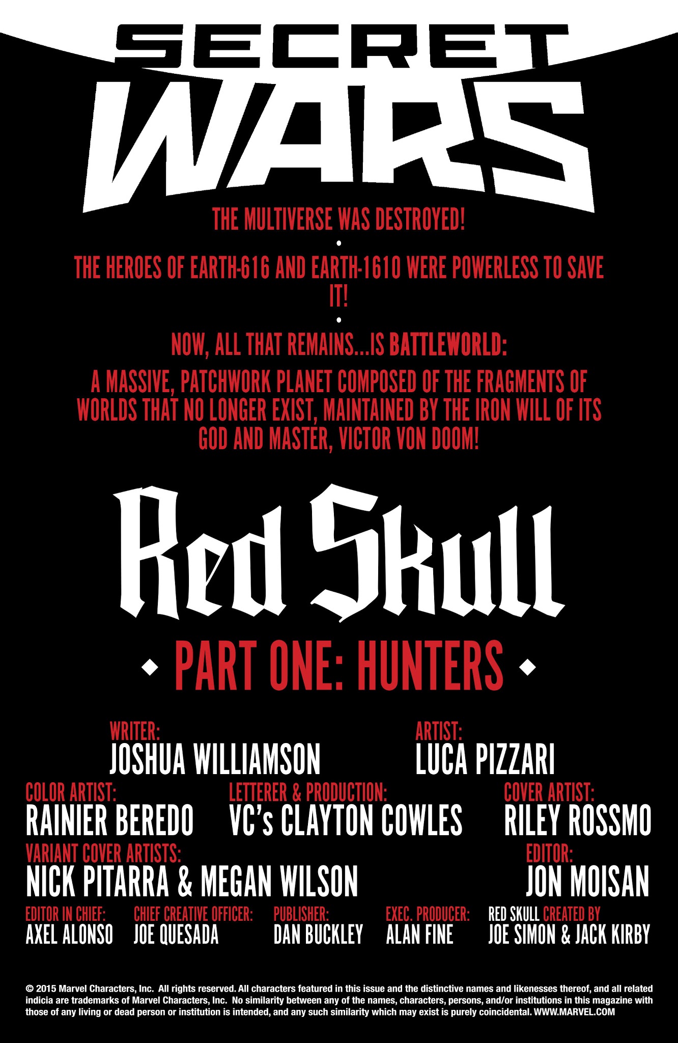 Read online Red Skull (2015) comic -  Issue #1 - 2