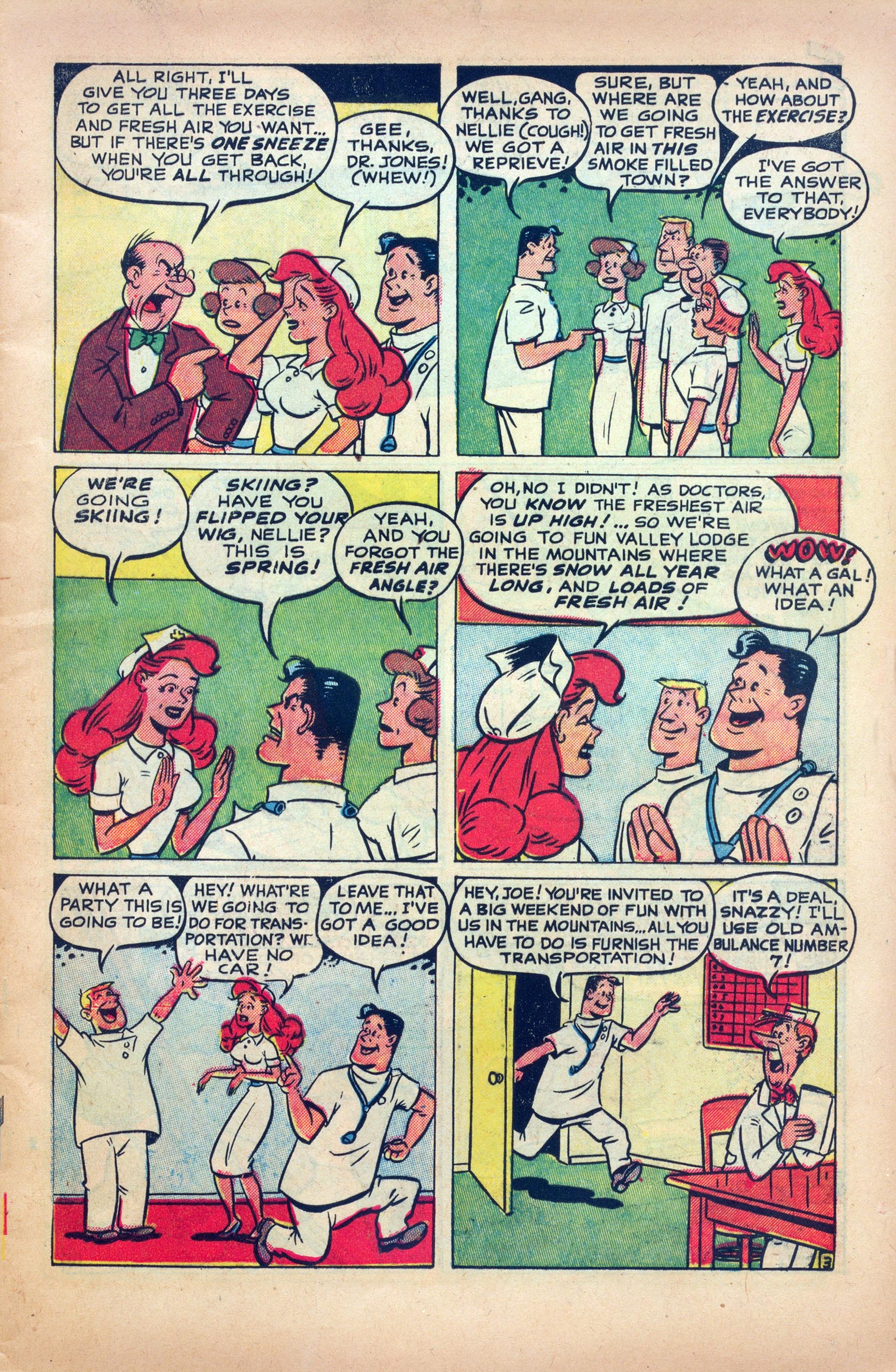 Read online Nellie The Nurse (1945) comic -  Issue #25 - 5