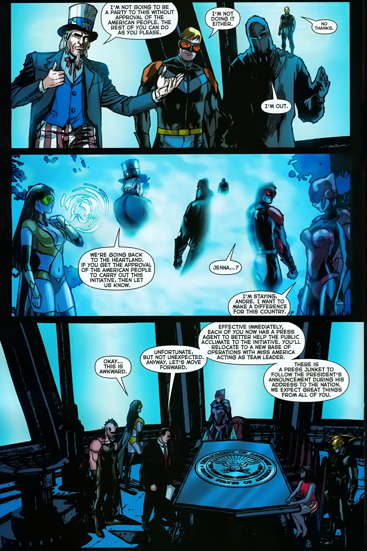 Read online Uncle Sam and the Freedom Fighters (2007) comic -  Issue #1 - 19