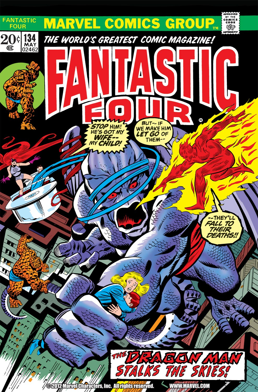 Read online Fantastic Four (1961) comic -  Issue #134 - 1