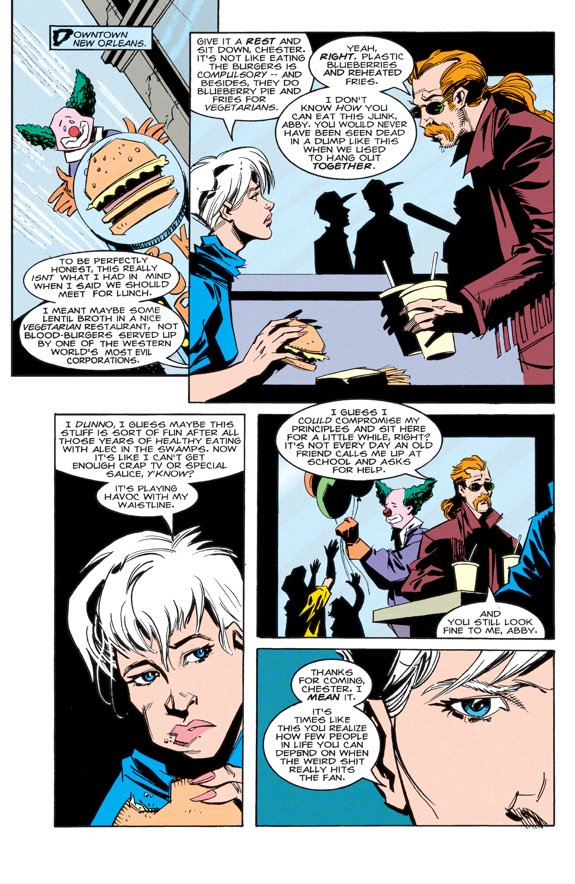 Read online Swamp Thing (1982) comic -  Issue # _TPB - Trial by Fire - 158