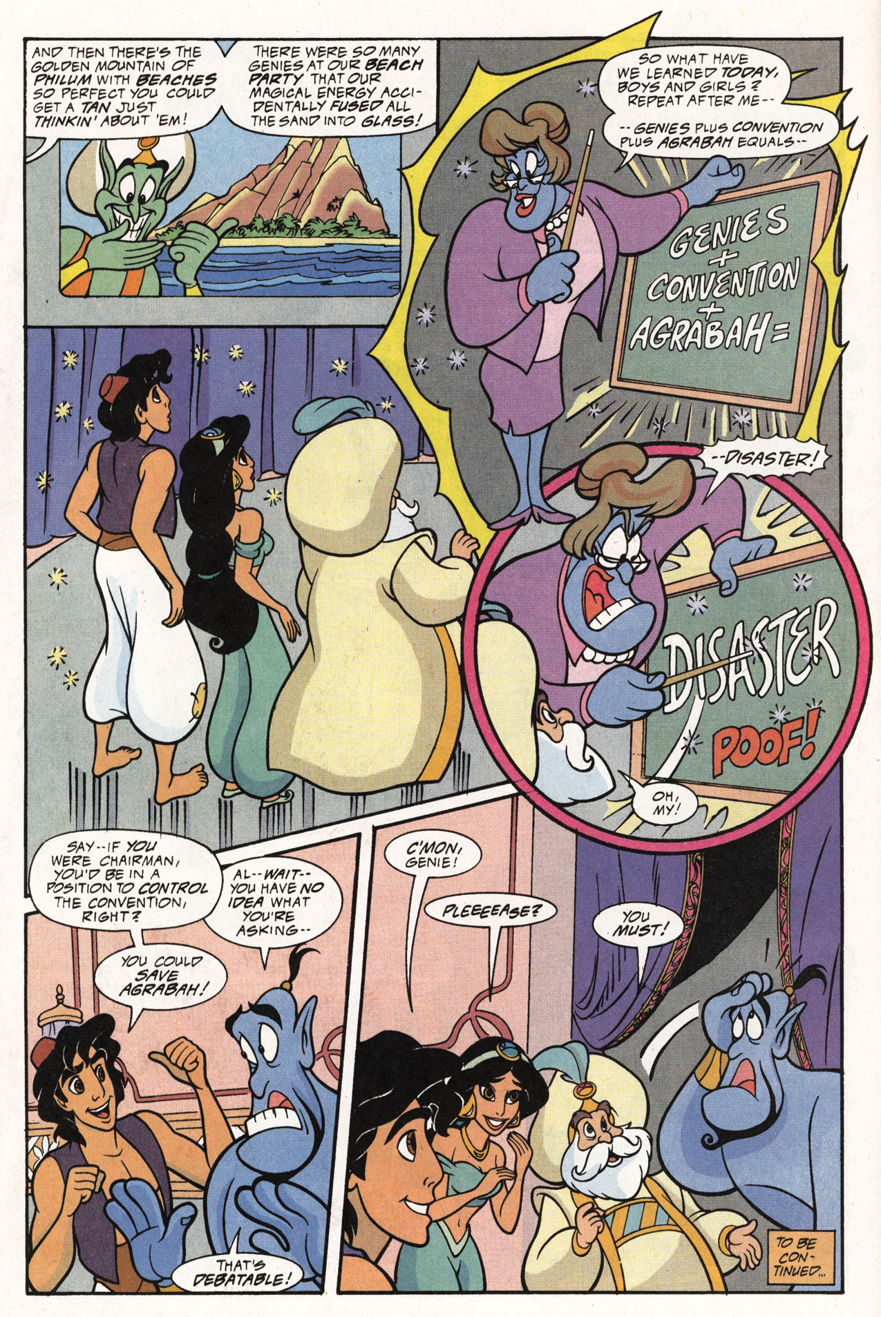Read online Disney's Aladdin comic -  Issue #7 - 8