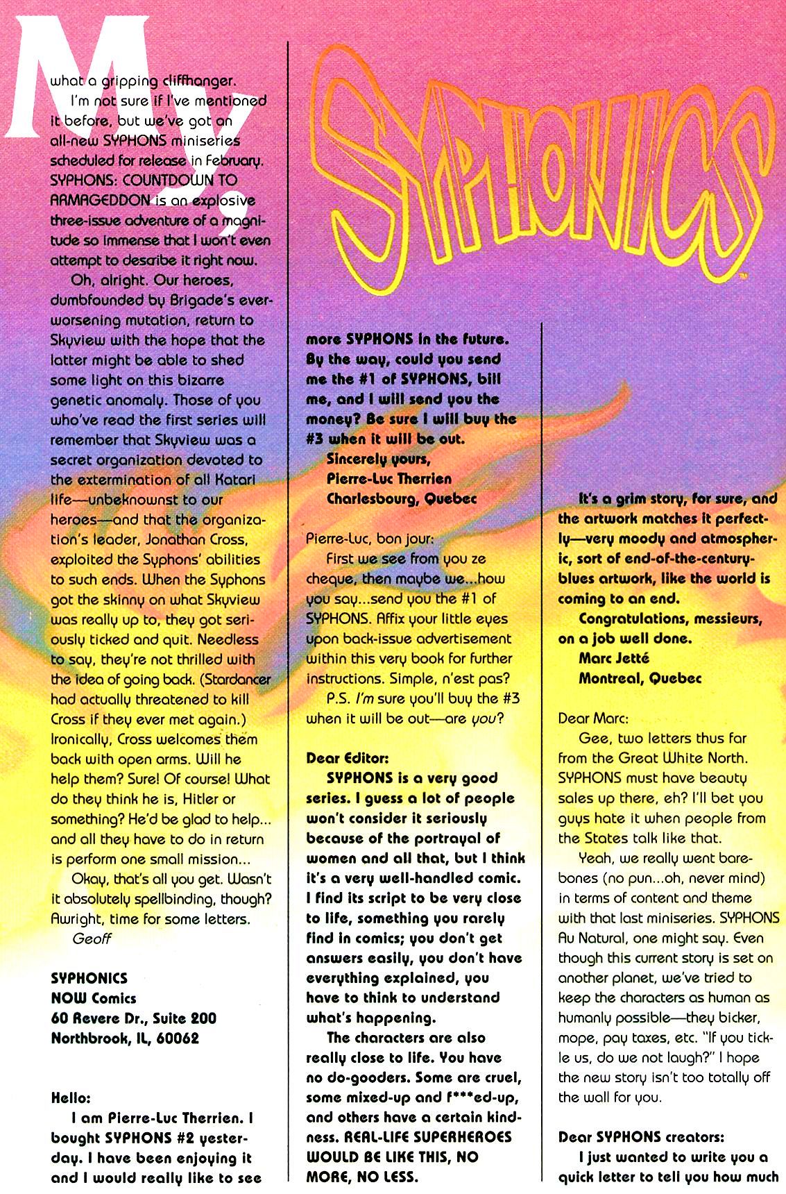 Read online Syphons: The Sygate Strategem comic -  Issue #2 - 27