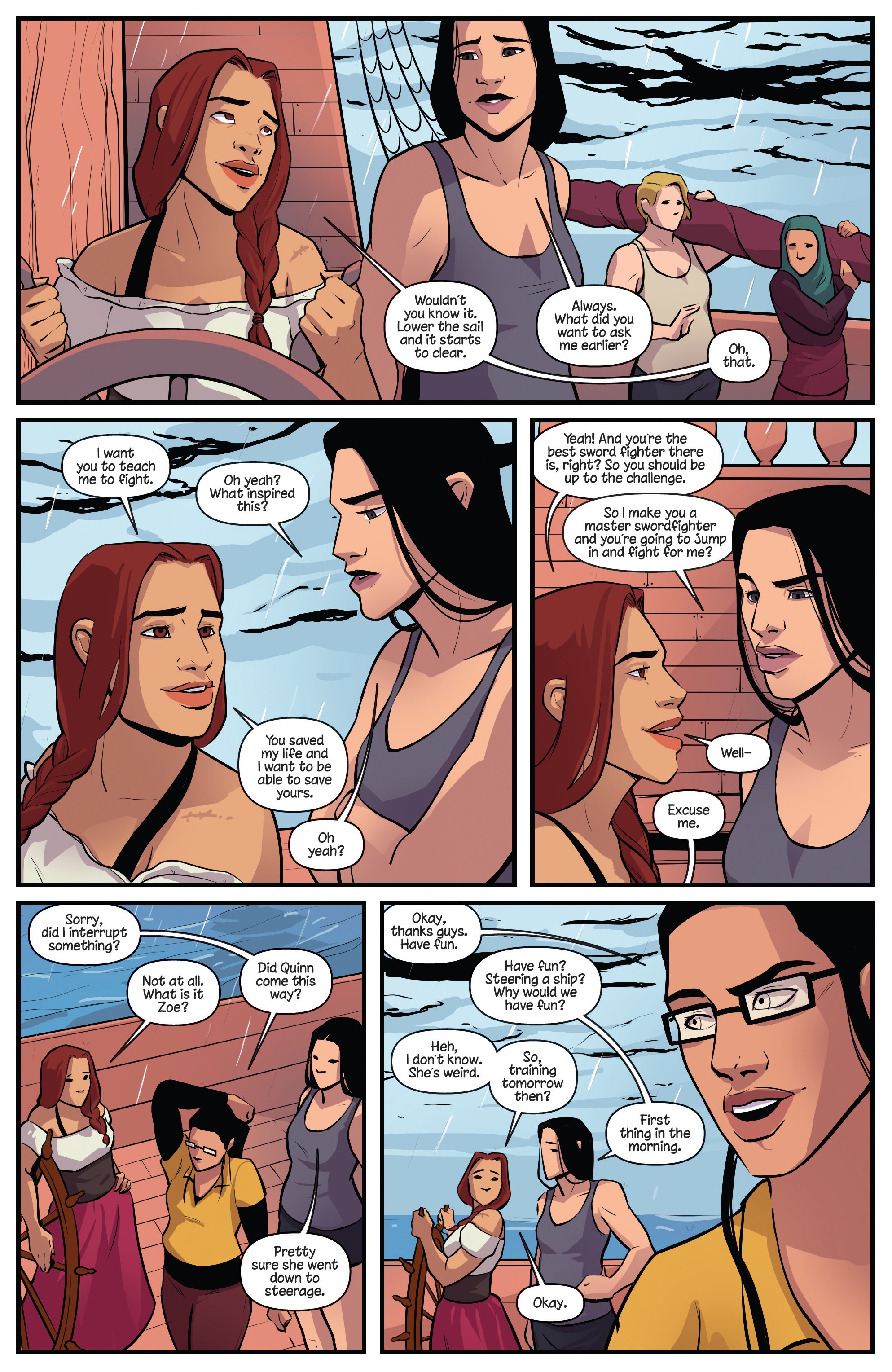 Read online Princeless Raven Year Two: Love and Revenge comic -  Issue # _TPB Get Lost Together - 23