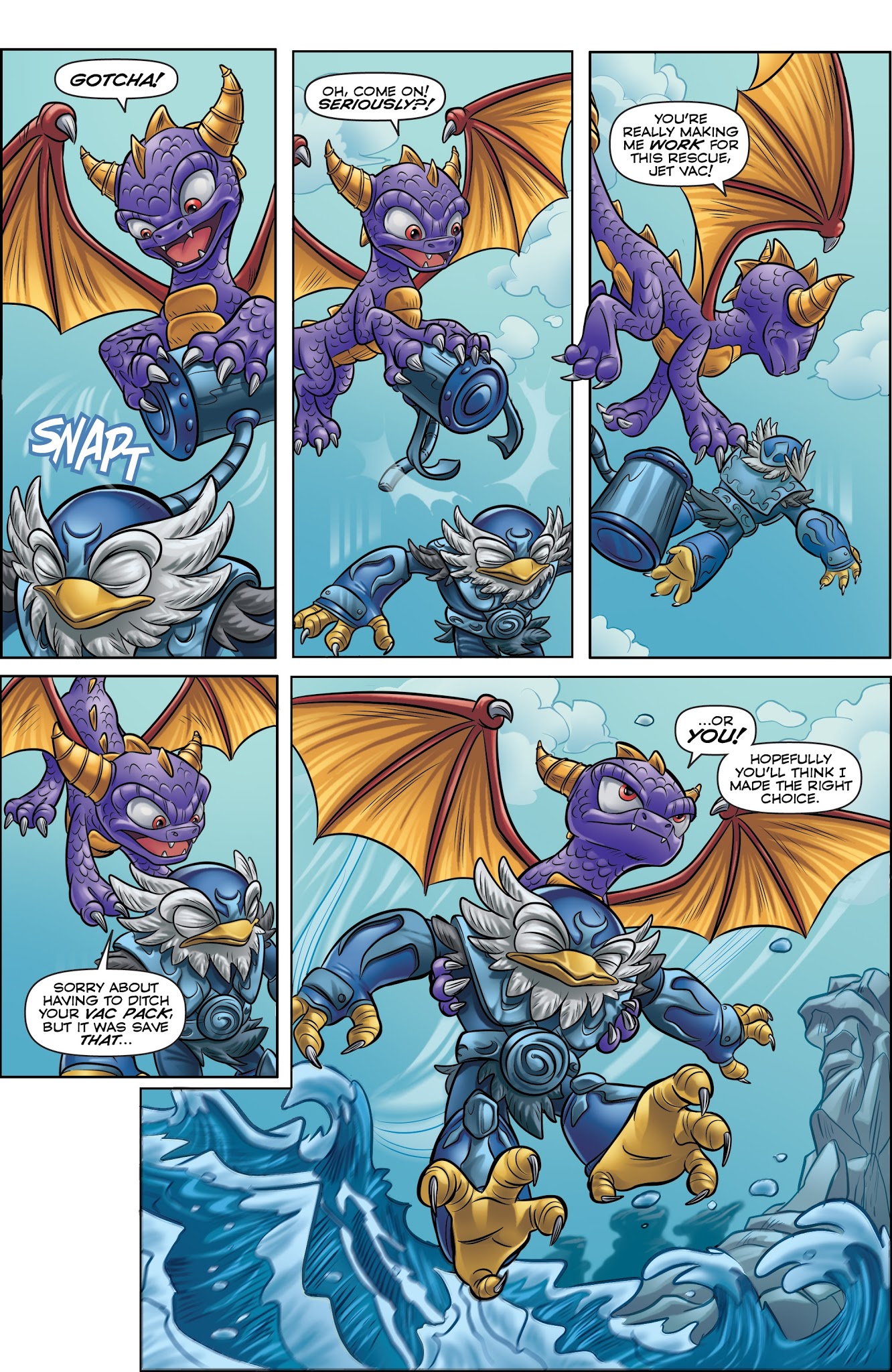 Read online Skylanders Quarterly-Spyro & Friends: Full Blast comic -  Issue # Full - 24