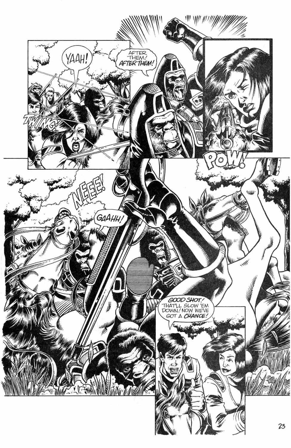 Read online Planet of the Apes: The Forbidden Zone comic -  Issue #3 - 25