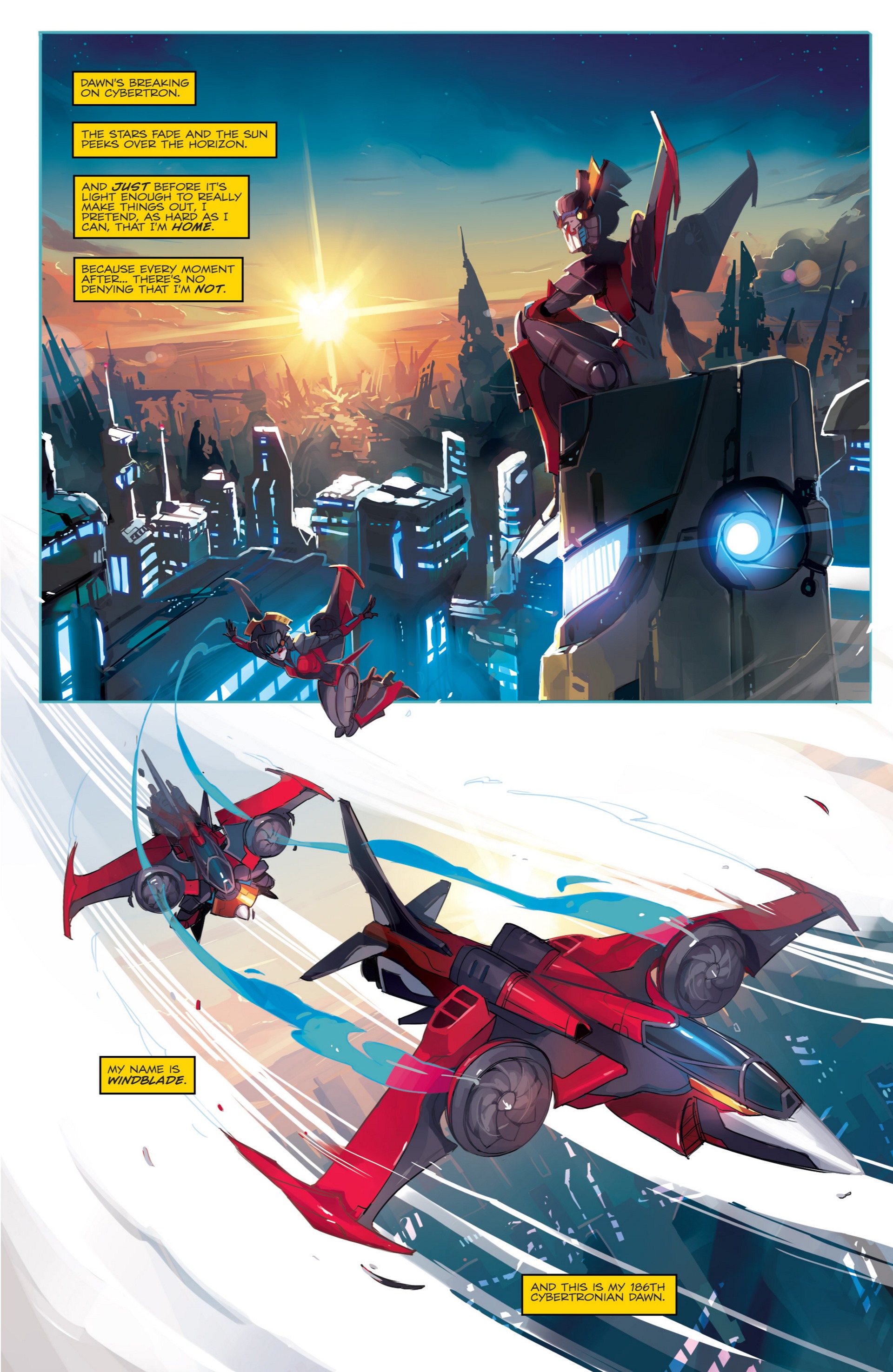 Read online The Transformers: Windblade (2014) comic -  Issue #1 - 5