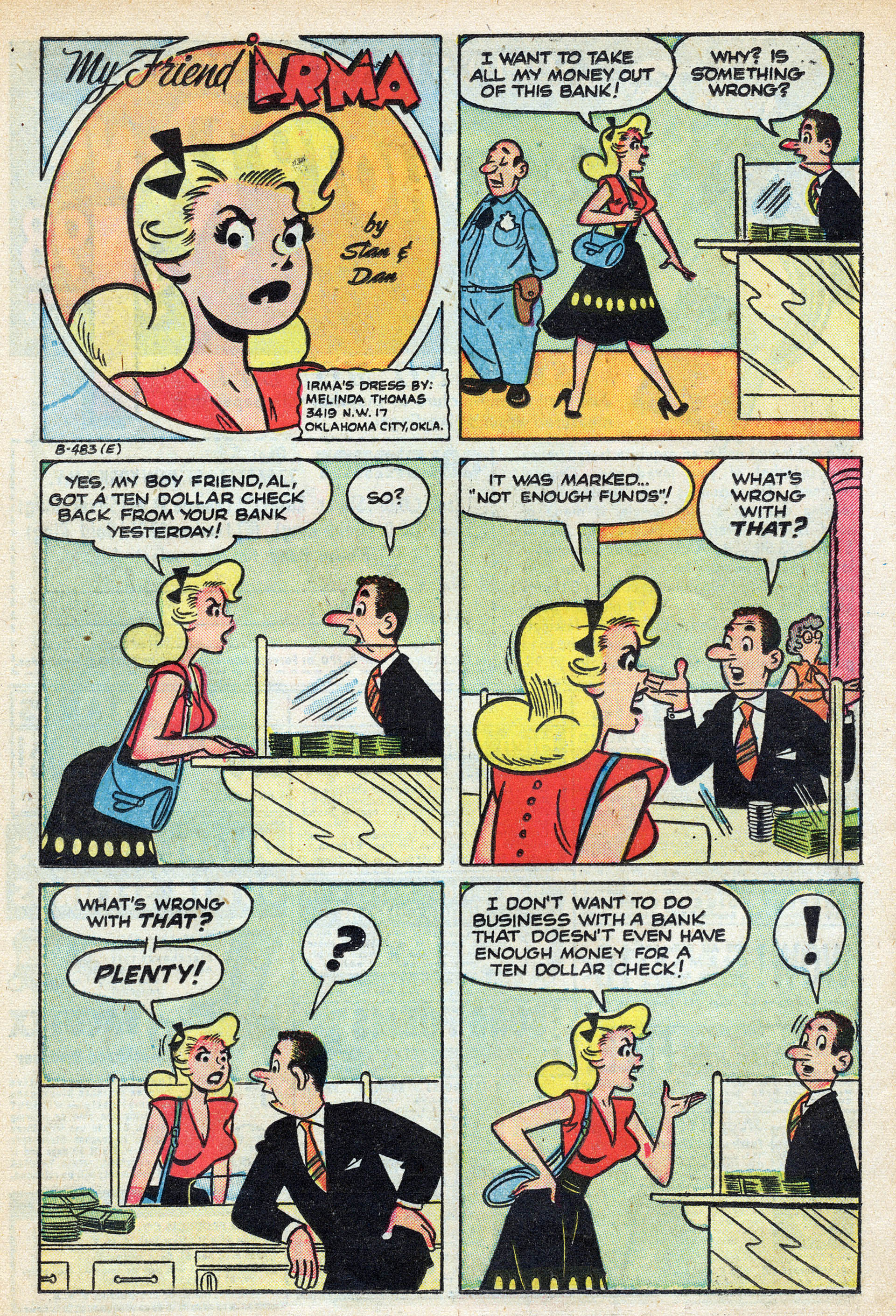 Read online My Friend Irma comic -  Issue #28 - 22