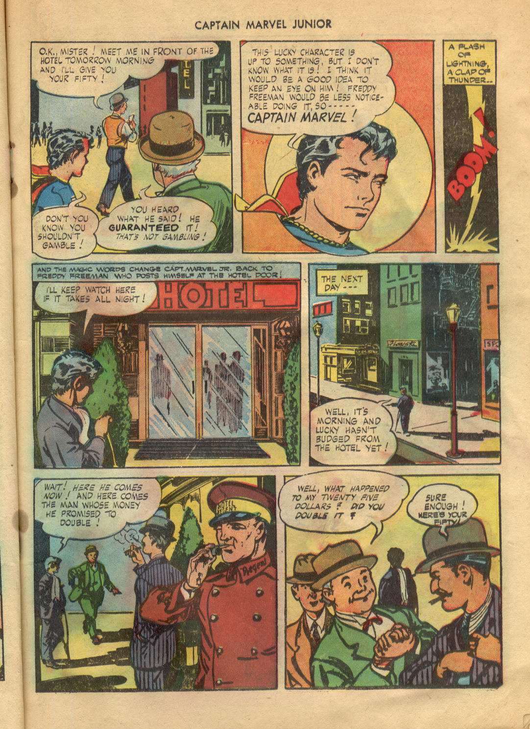 Read online Captain Marvel, Jr. comic -  Issue #46 - 7