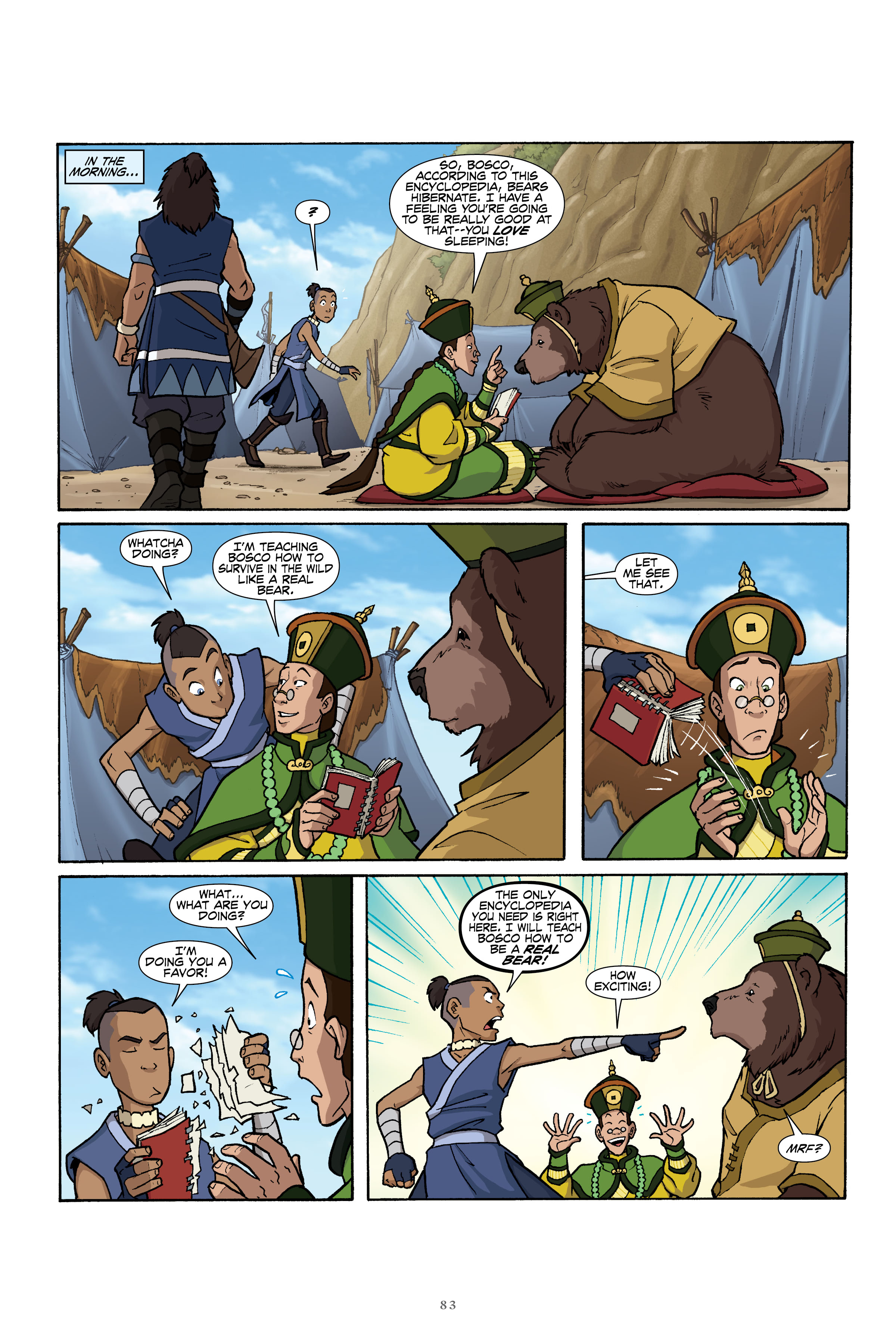 Read online Nickelodeon Avatar: The Last Airbender–The Lost Adventures & Team Avatar Tales Library Edition comic -  Issue # TPB (Part 1) - 84
