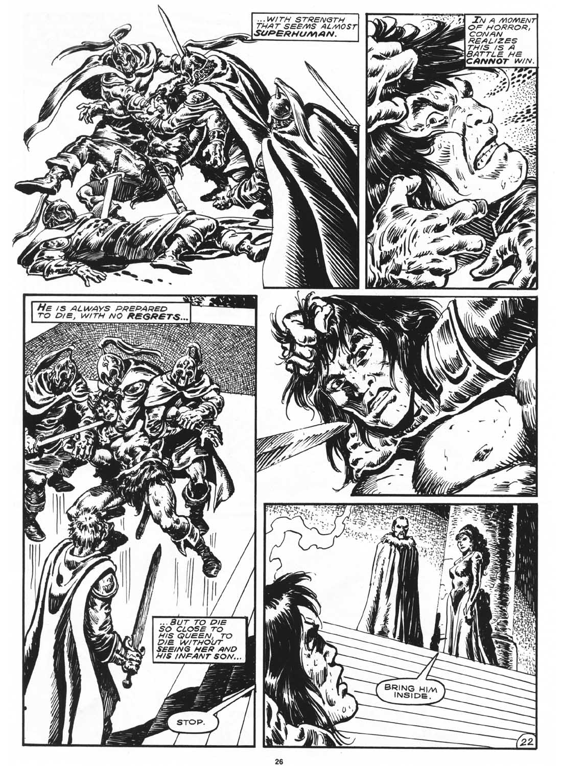 Read online The Savage Sword Of Conan comic -  Issue #169 - 28