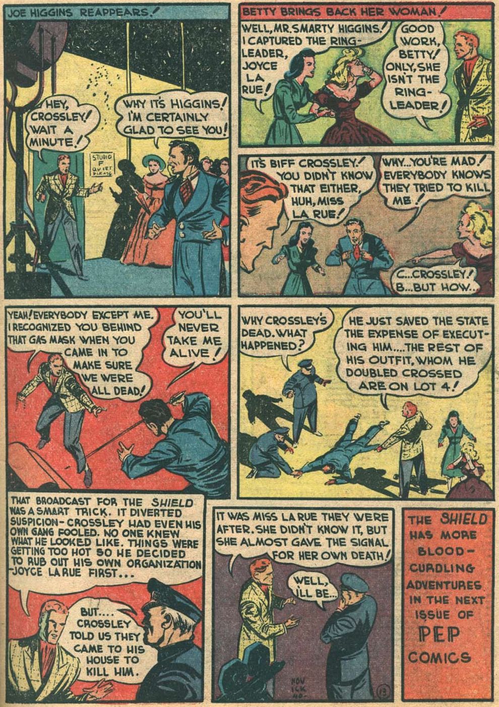 Read online Pep Comics comic -  Issue #8 - 15