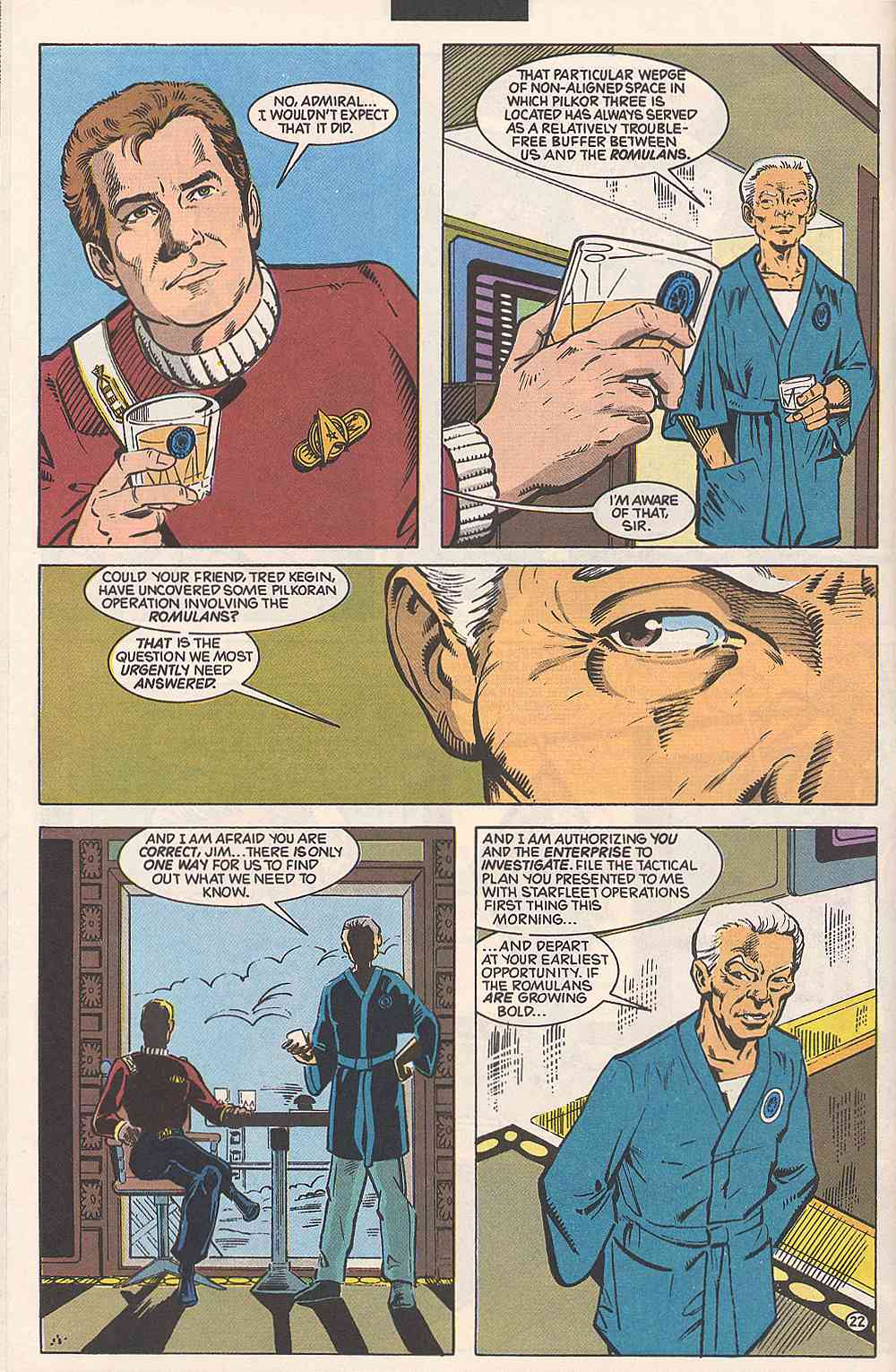Read online Star Trek (1989) comic -  Issue #26 - 22