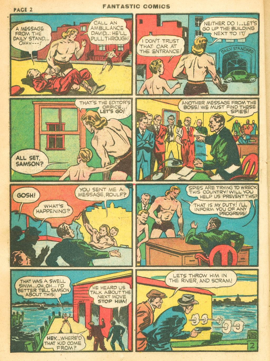 Read online Fantastic Comics comic -  Issue #12 - 4