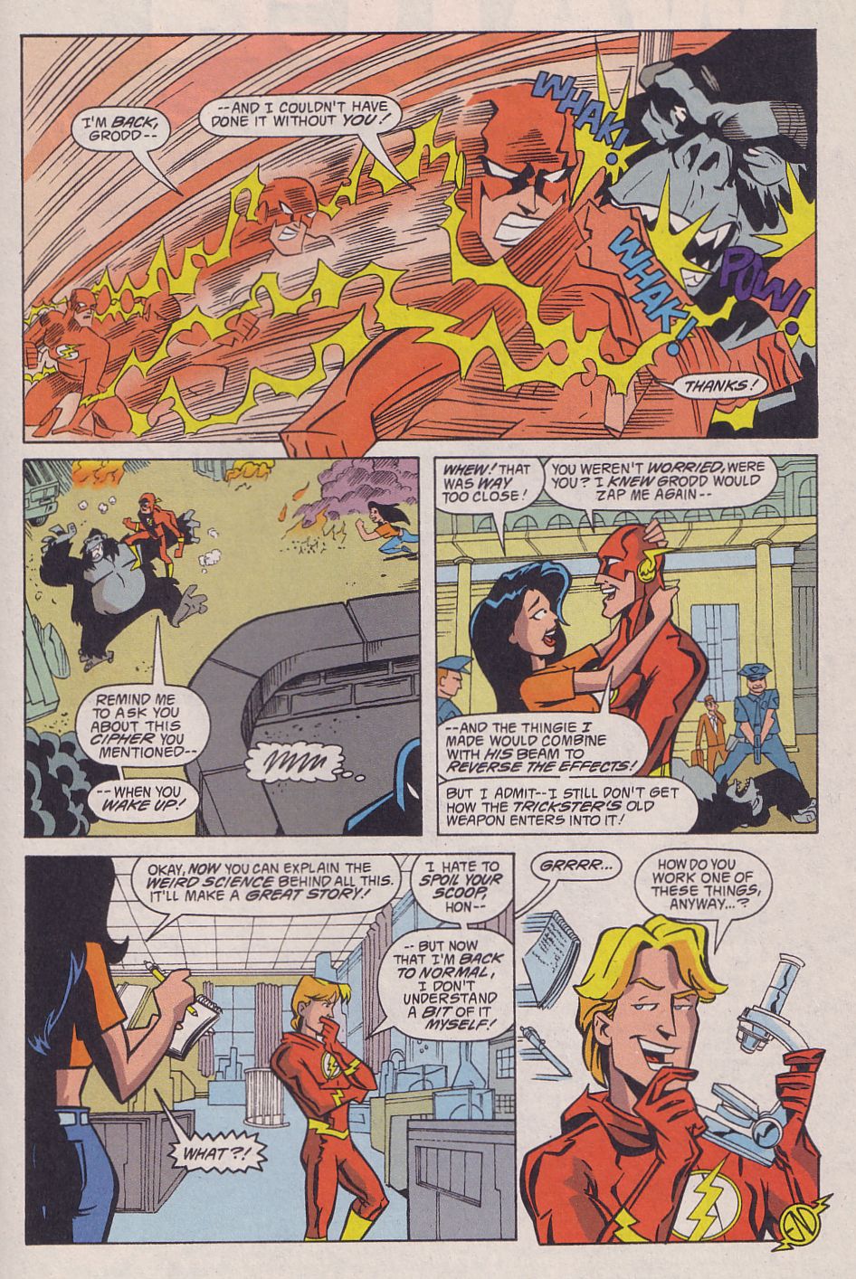 Read online Adventures in the DC Universe comic -  Issue #9 - 16