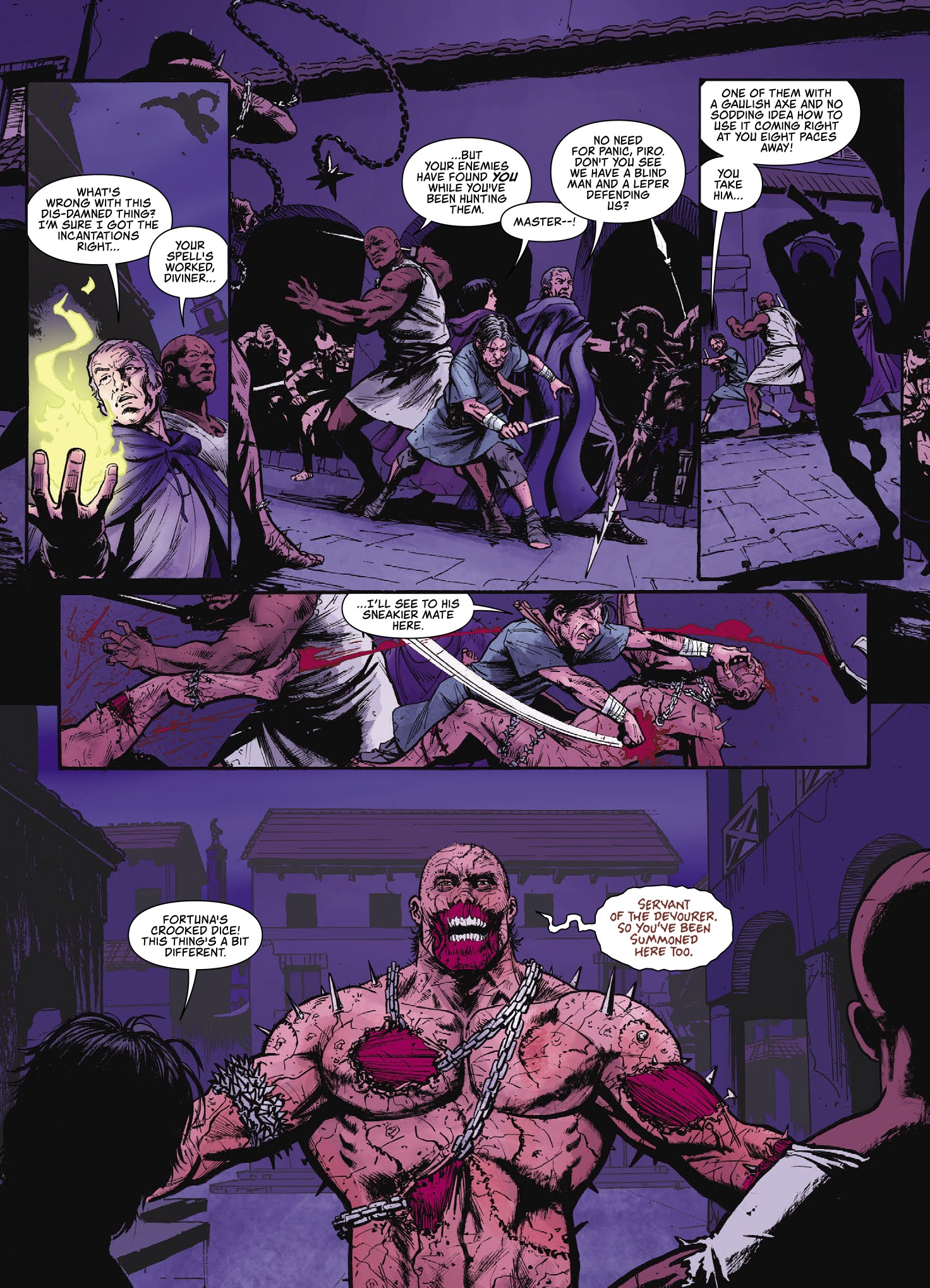 Read online Aquila: The Burning Fields comic -  Issue # TPB - 72