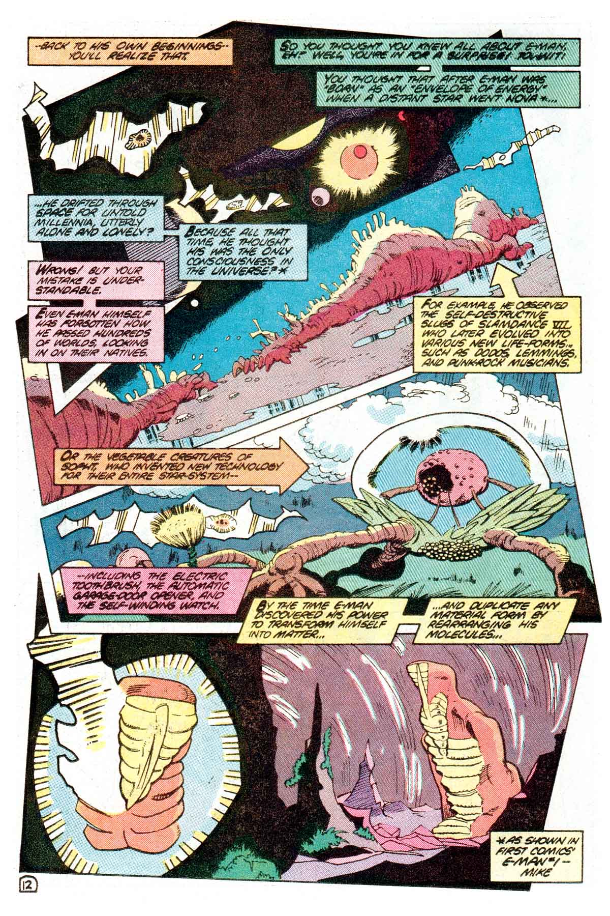 Read online E-Man (1983) comic -  Issue #6 - 14