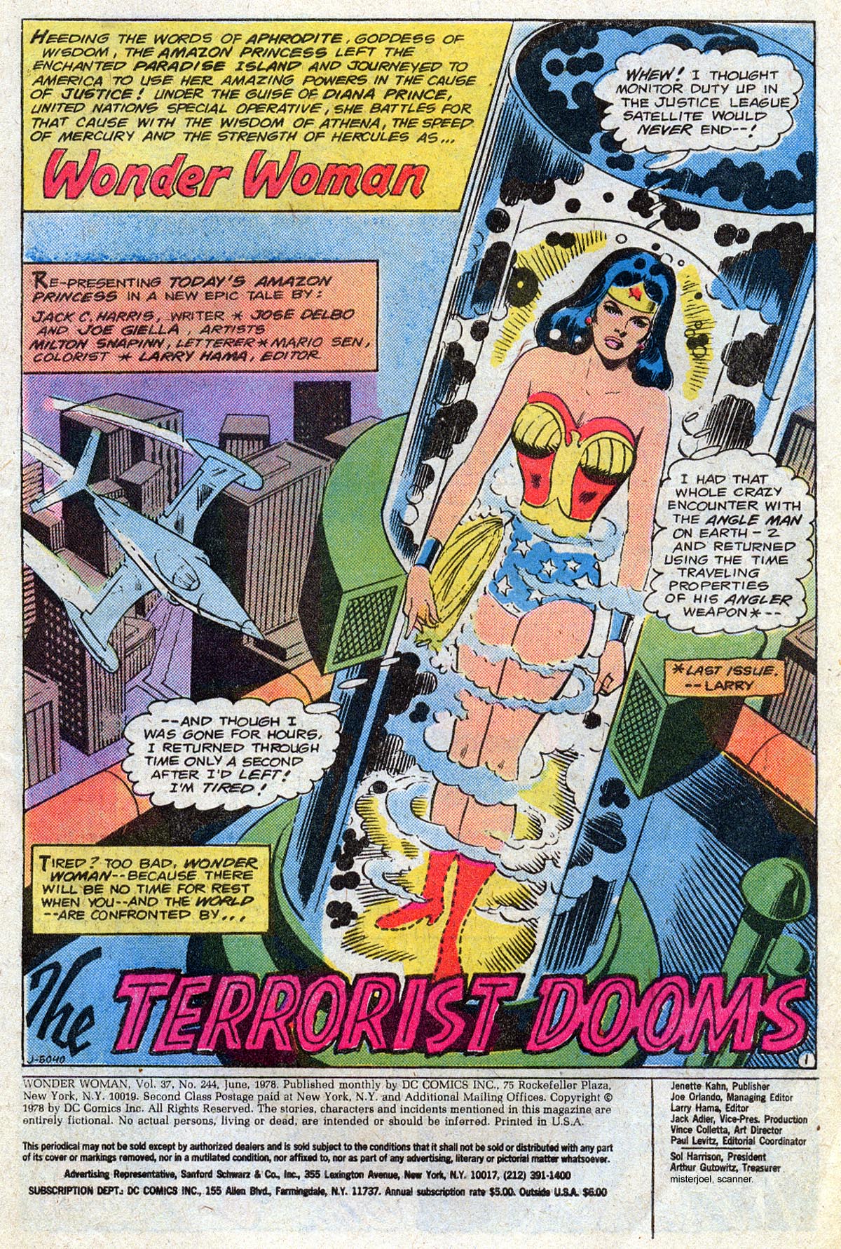 Read online Wonder Woman (1942) comic -  Issue #244 - 2