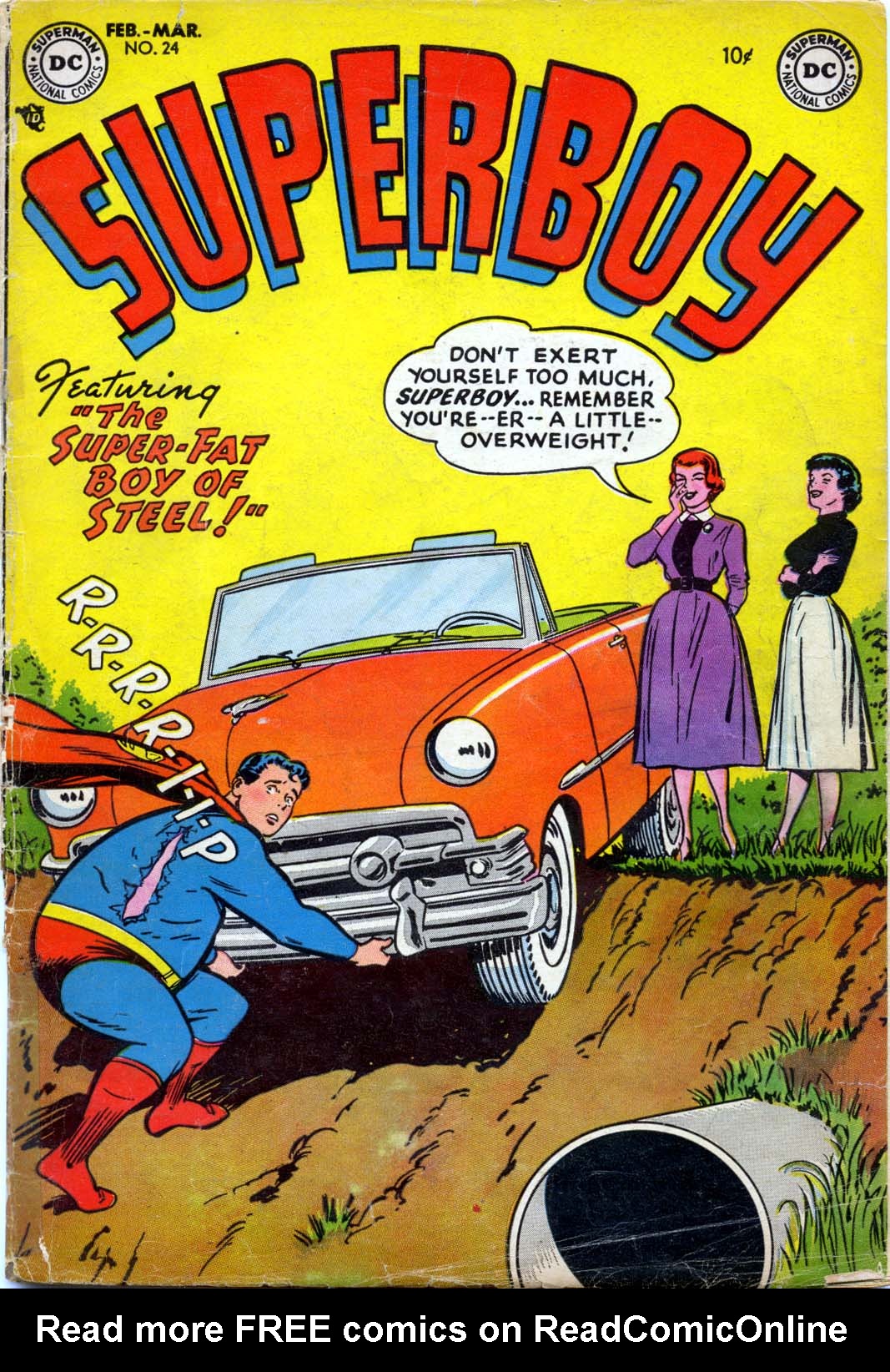 Read online Superboy (1949) comic -  Issue #24 - 1