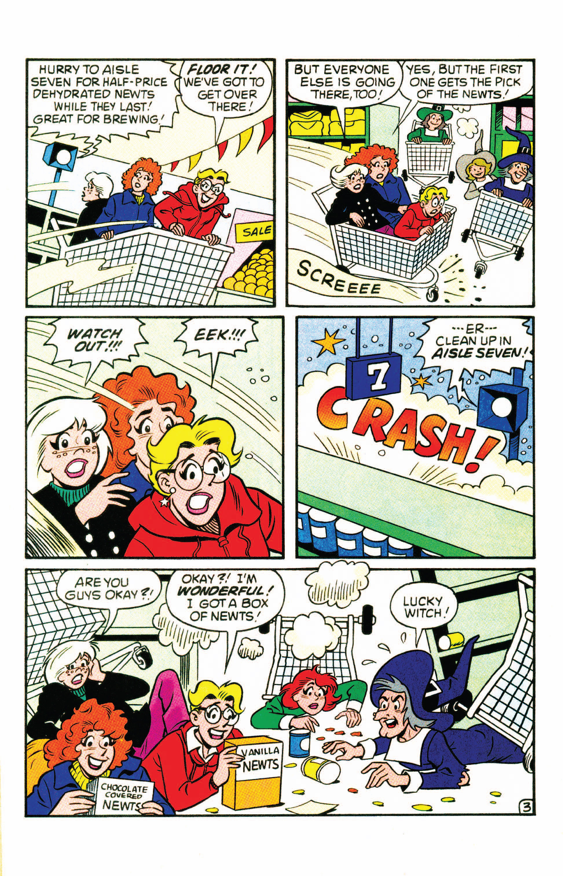 Read online Sabrina the Teenage Witch (1997) comic -  Issue #23 - 25