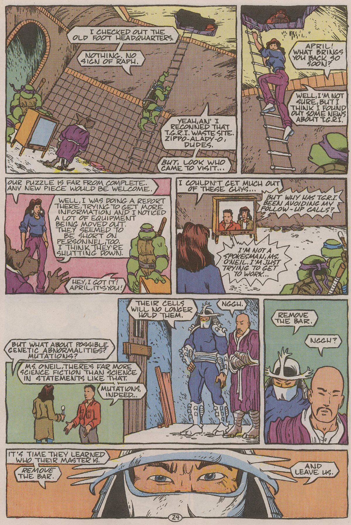 Read online Teenage Mutant Ninja Turtles II: The Secret of the Ooze Official Movie Adaptation comic -  Issue # Full - 25