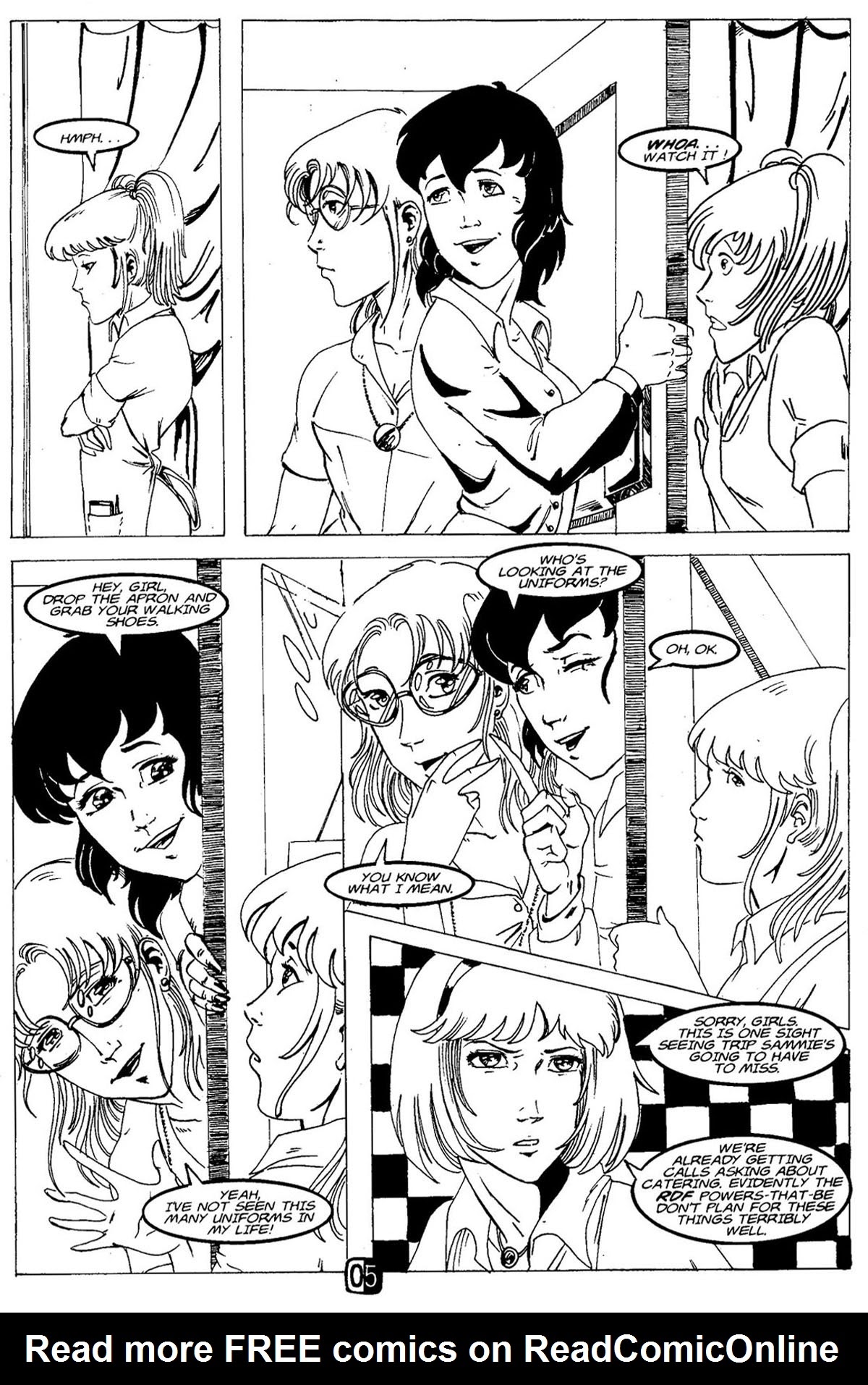 Read online Robotech Academy Blues comic -  Issue #5 - 7