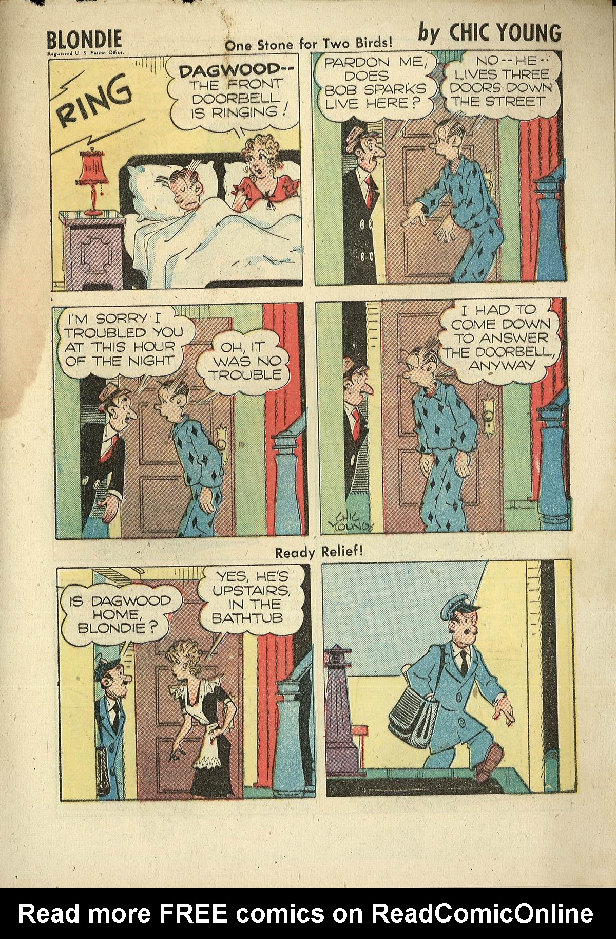 Read online Blondie Comics (1947) comic -  Issue #12 - 33