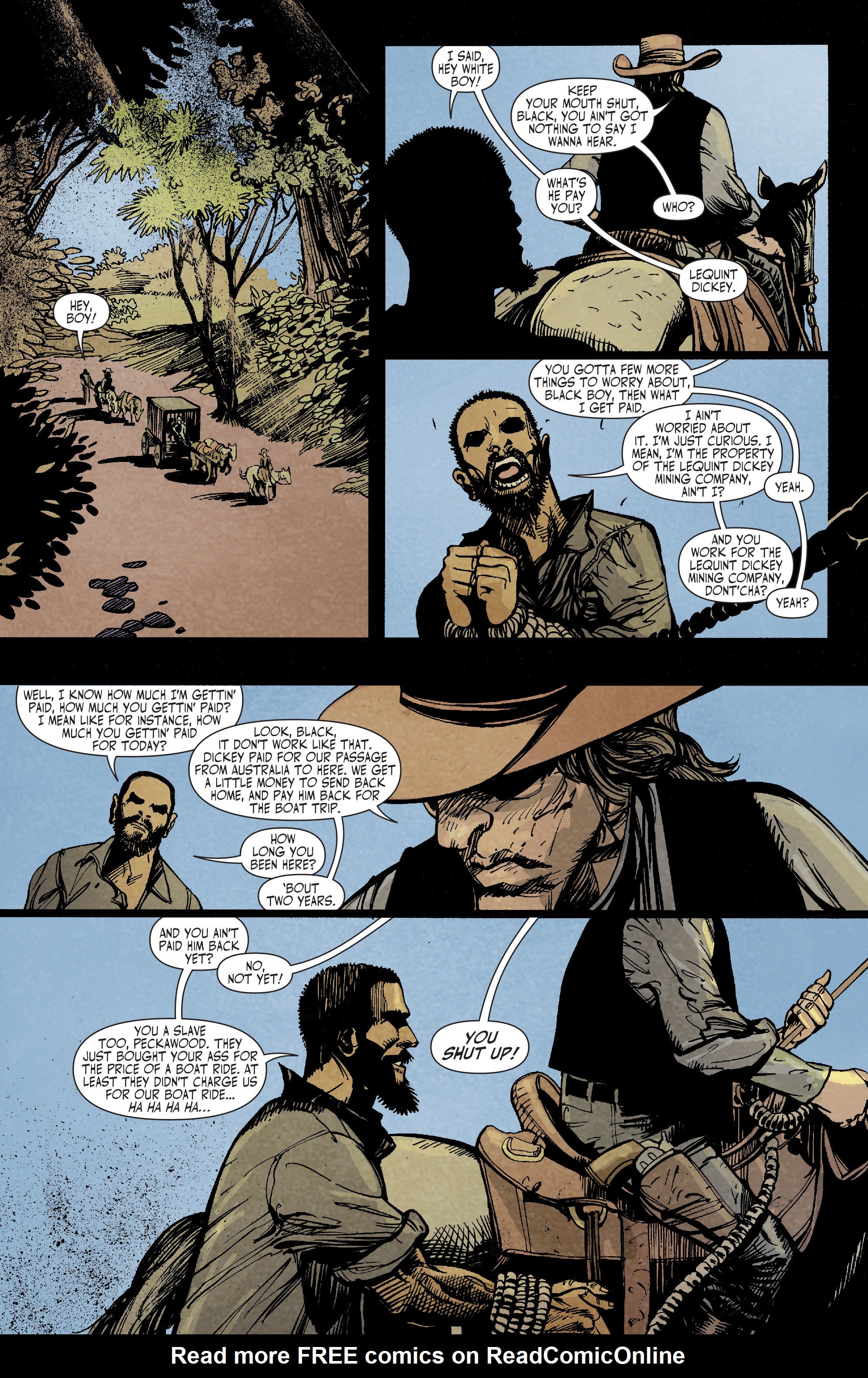 Read online Django Unchained comic -  Issue #6 - 32