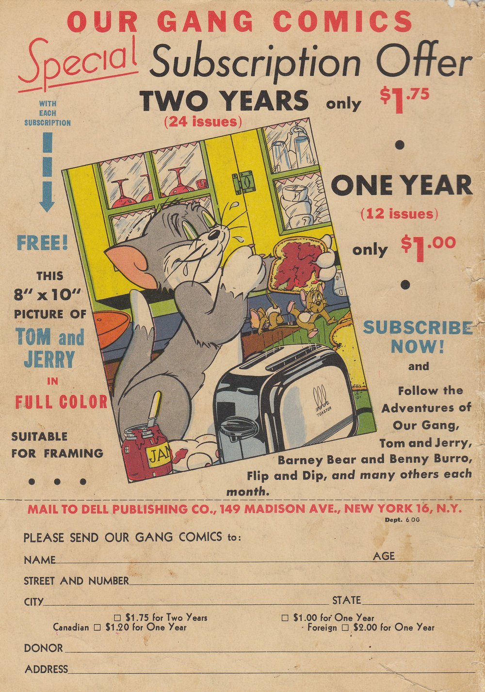 Read online Our Gang Comics comic -  Issue #35 - 52
