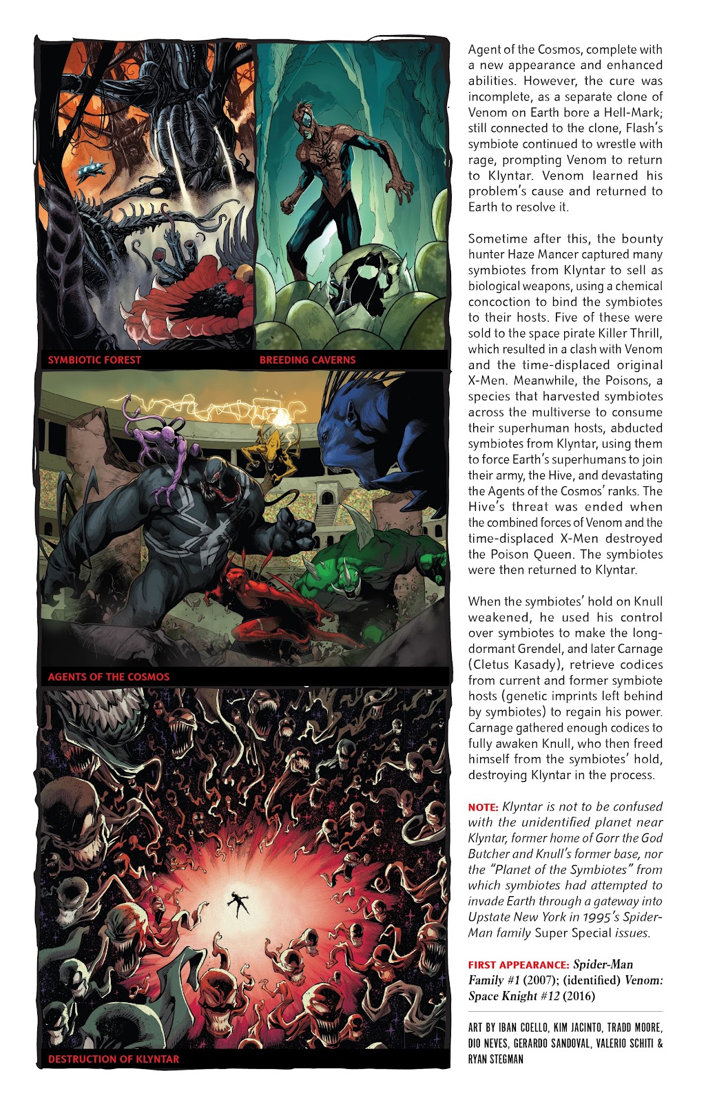 King In Black One-Shots issue Handbook - Page 22