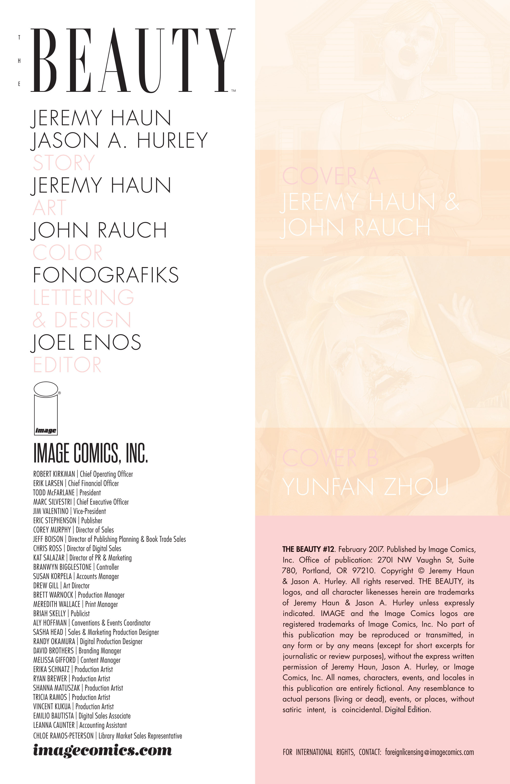 Read online The Beauty comic -  Issue #12 - 2