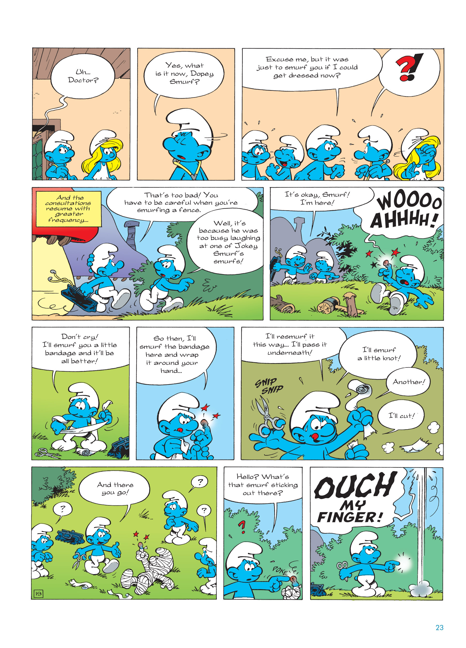 Read online The Smurfs comic -  Issue #20 - 23