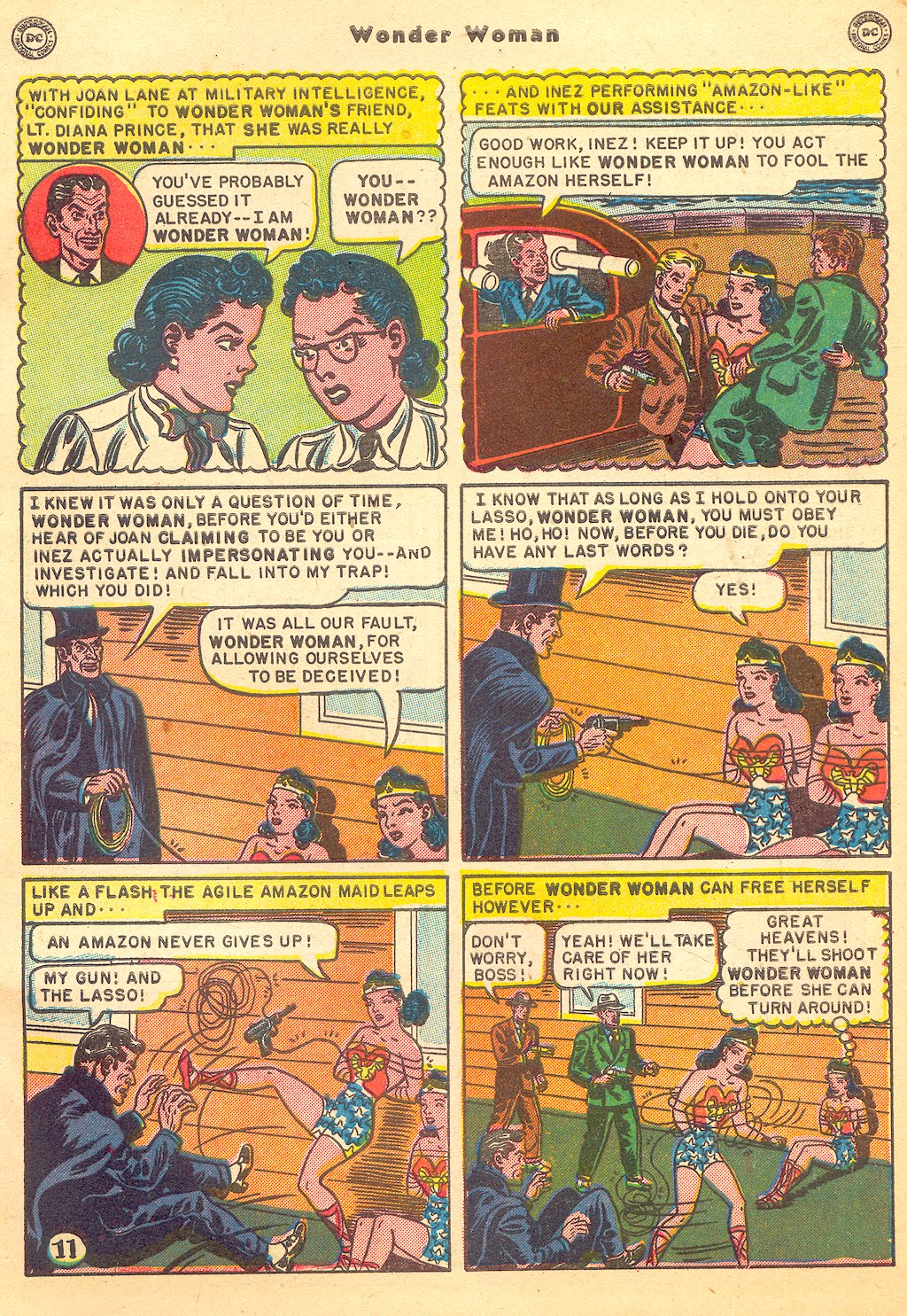 Read online Wonder Woman (1942) comic -  Issue #46 - 47