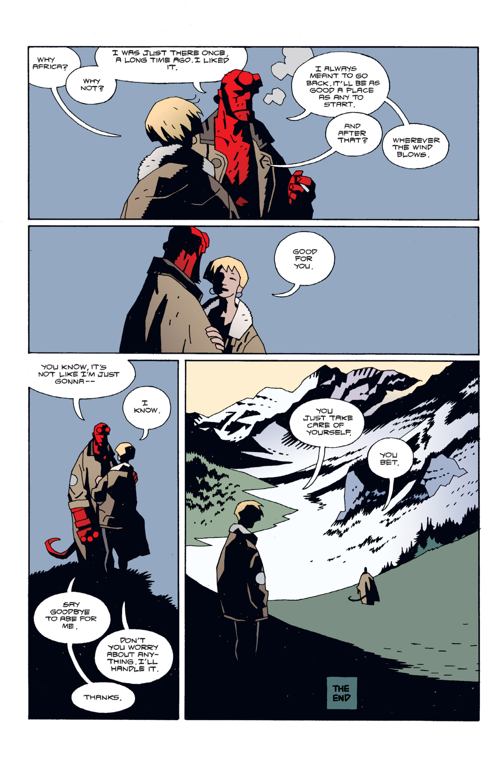 Read online Hellboy comic -  Issue #5 - 131