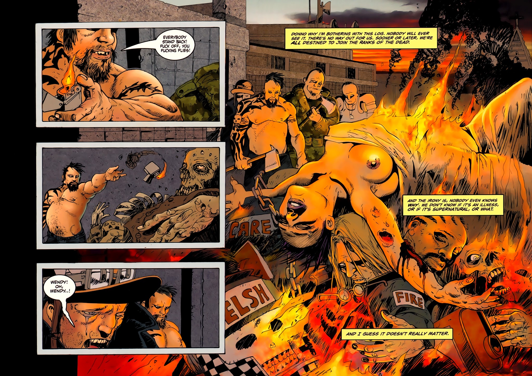 Read online The Dead: Kingdom of Flies comic -  Issue #4 - 4
