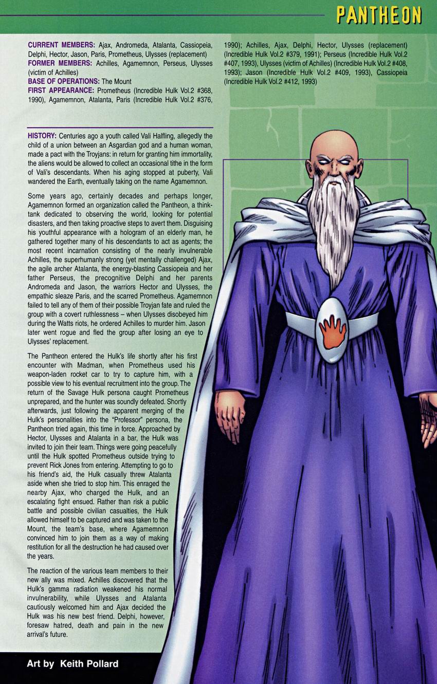 The Official Handbook of the Marvel Universe: Hulk issue Full - Page 32
