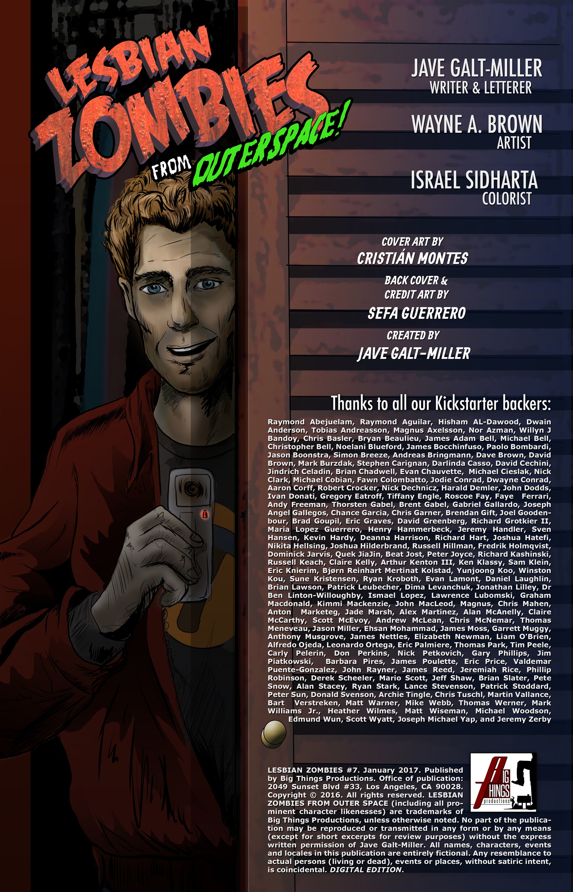 Read online Lesbian Zombies from Outer Space comic -  Issue #7 - 2