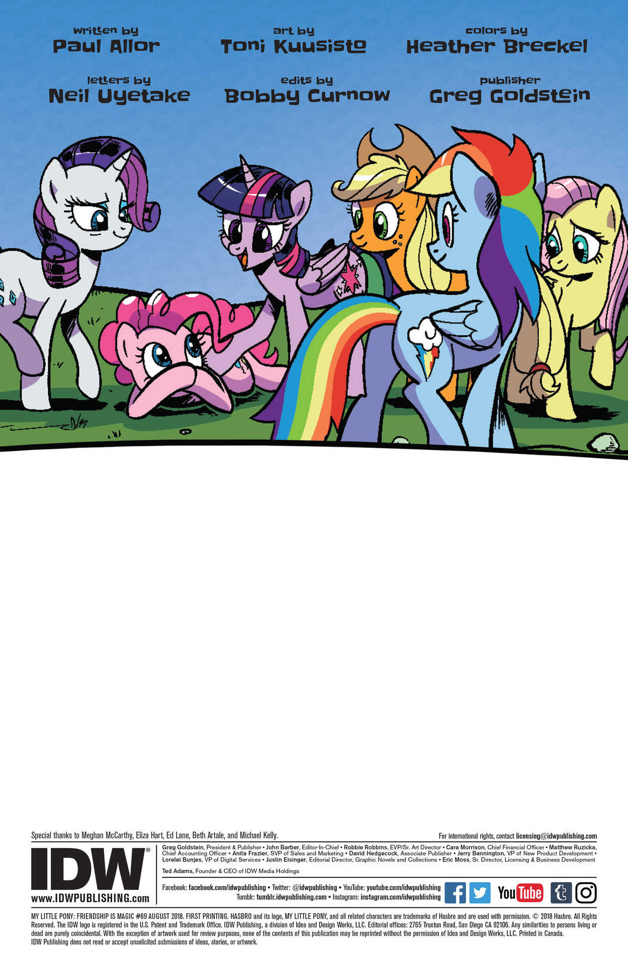 Read online My Little Pony: Friendship is Magic comic -  Issue #69 - 2
