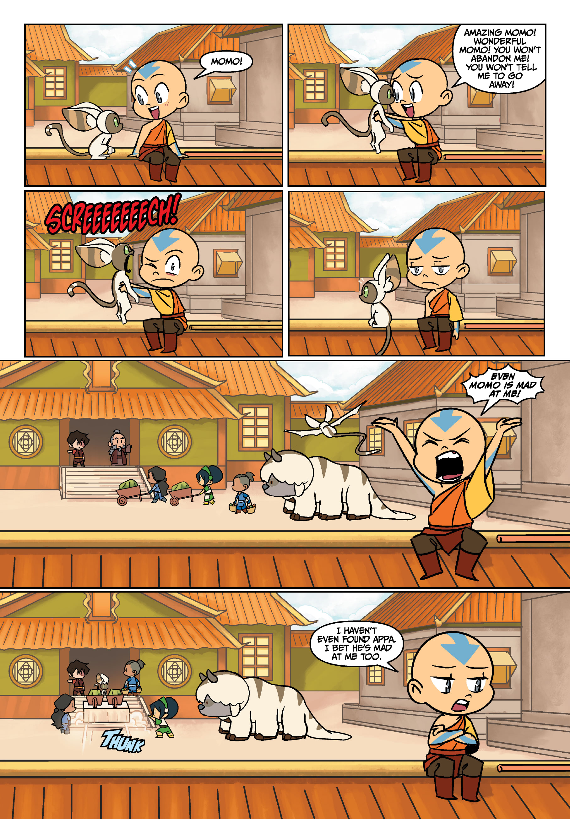 Read online Avatar: The Last Airbender Chibis - Aang's Unfreezing Day comic -  Issue # Full - 26
