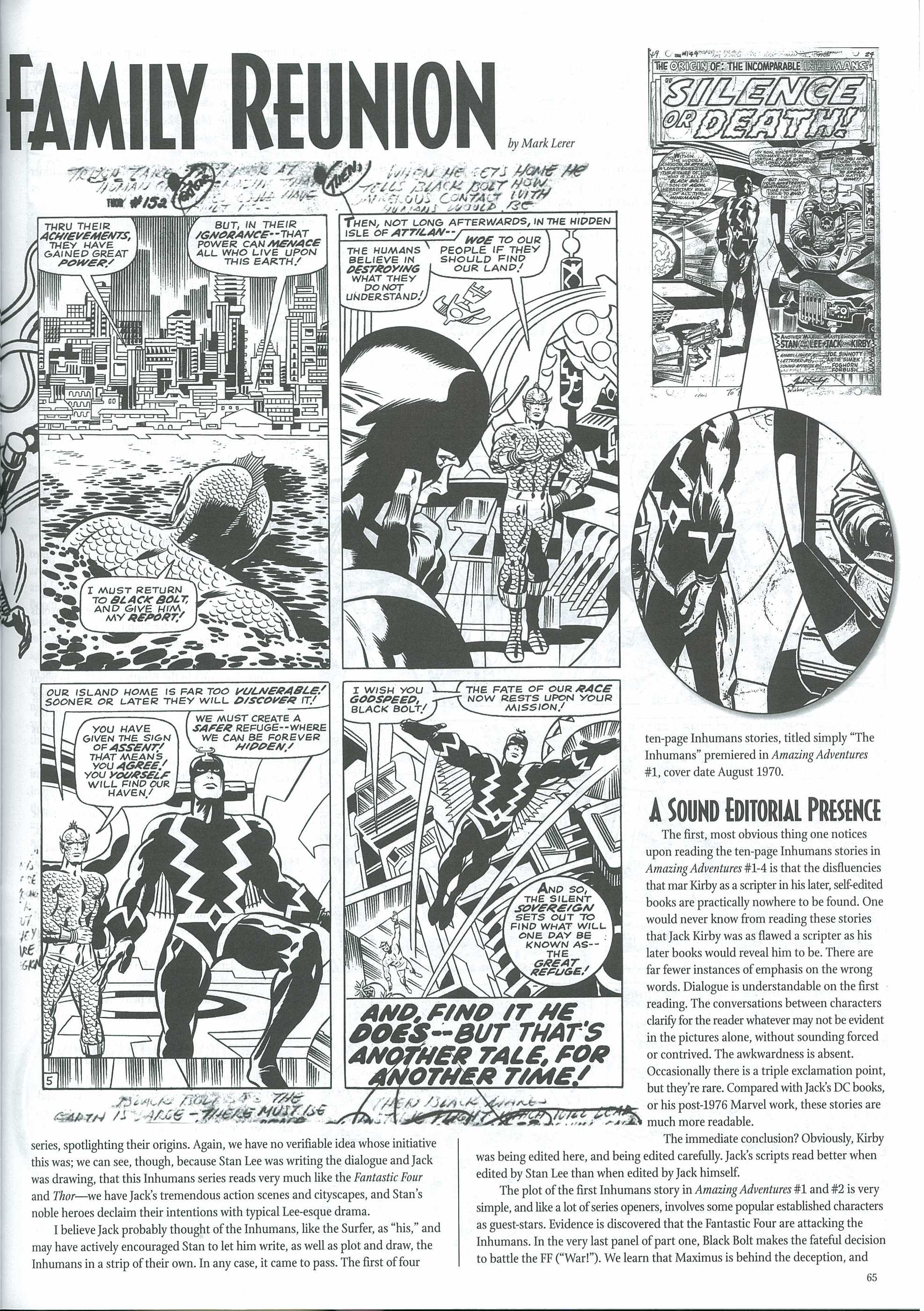 Read online The Jack Kirby Collector comic -  Issue #33 - 67