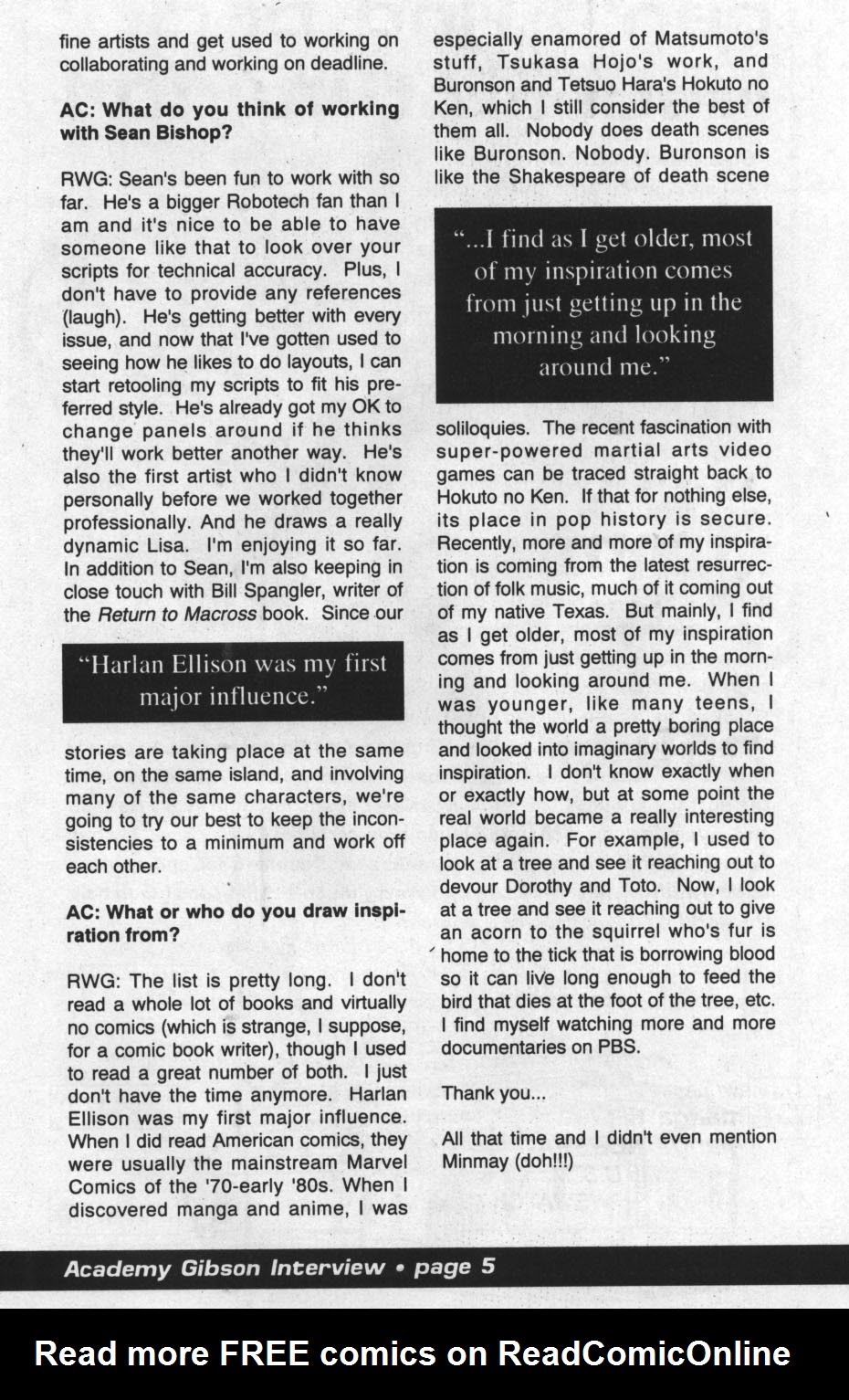 Read online Robotech Academy Blues comic -  Issue #0 - 30