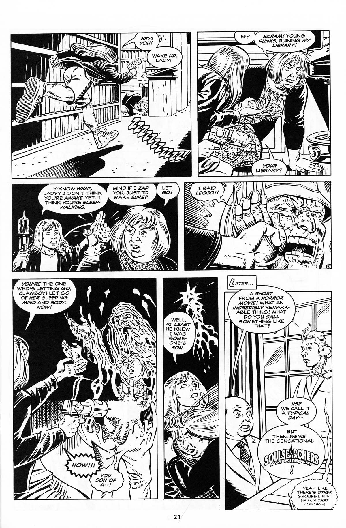 Read online Soulsearchers and Company comic -  Issue #59 - 23