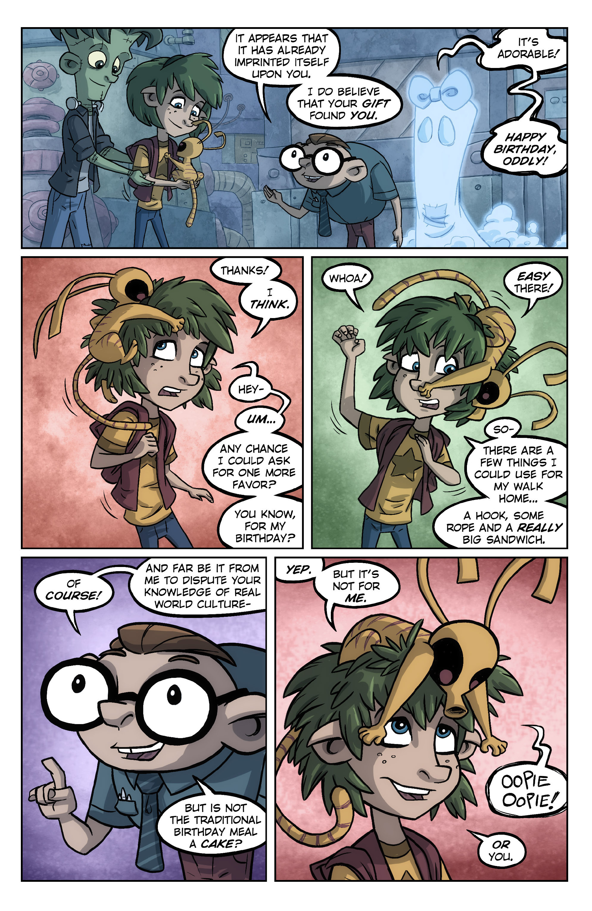 Read online Oddly Normal (2014) comic -  Issue #9 - 20