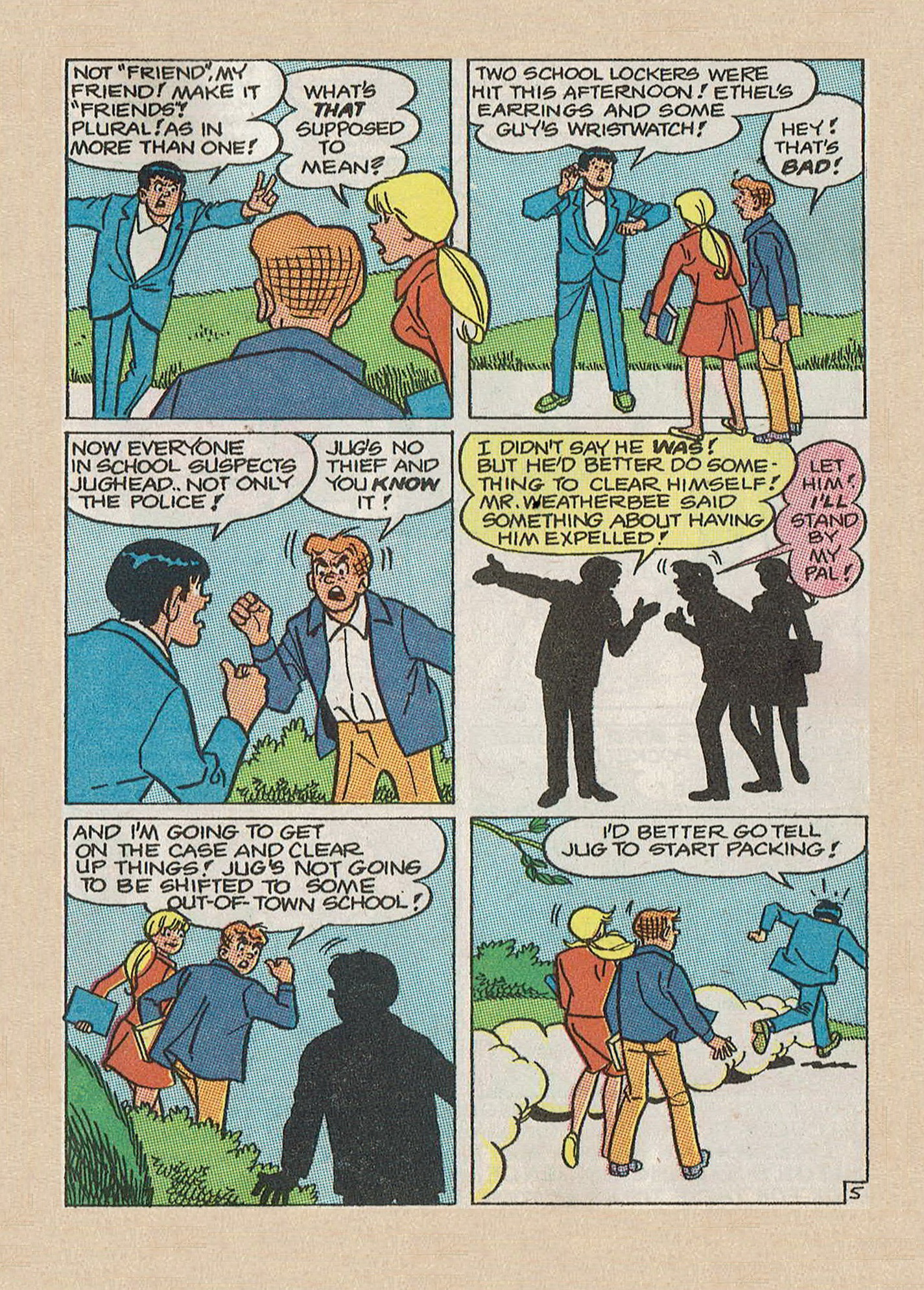 Read online Jughead Jones Comics Digest comic -  Issue #63 - 59