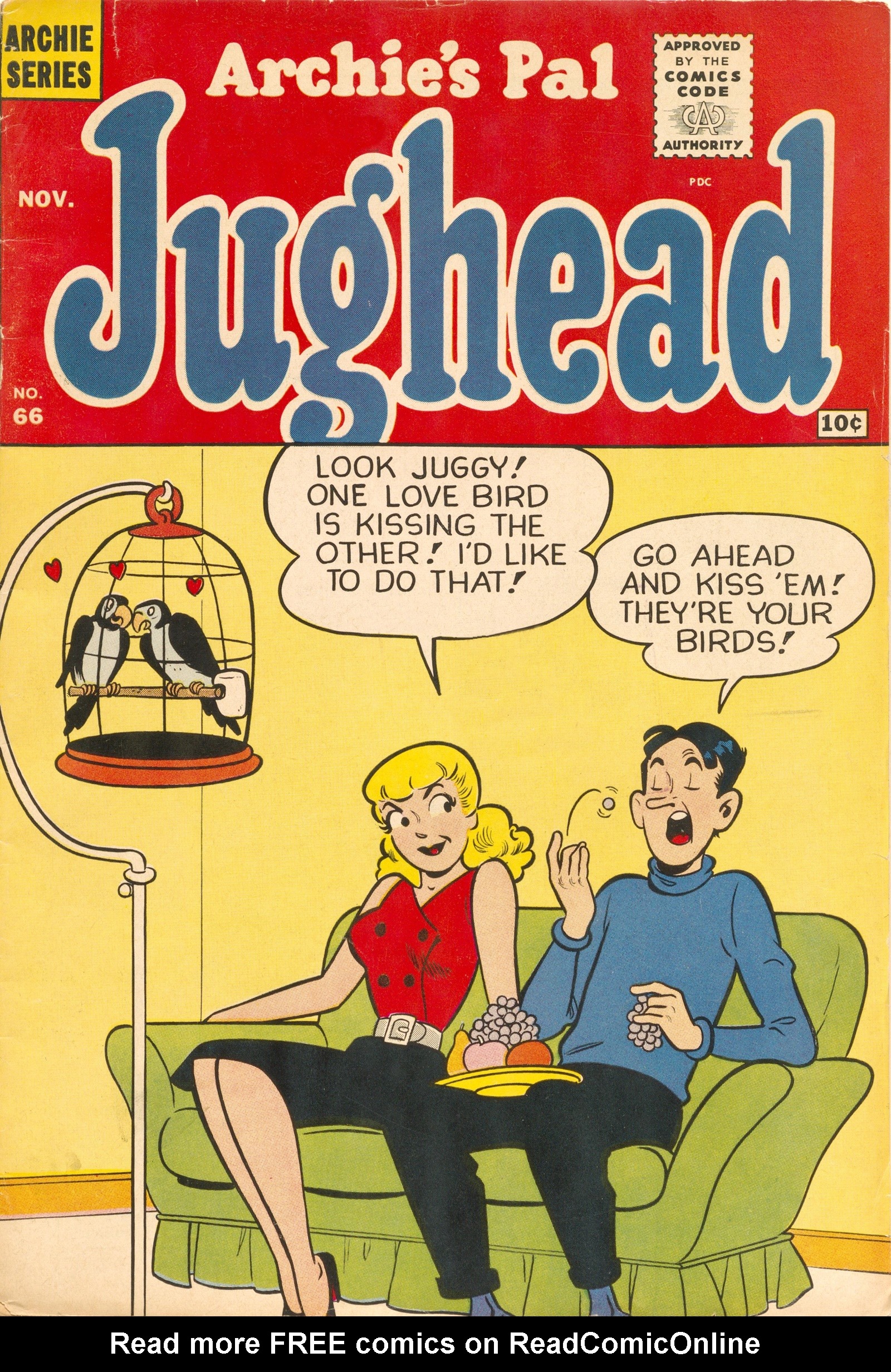 Read online Archie's Pal Jughead comic -  Issue #66 - 1