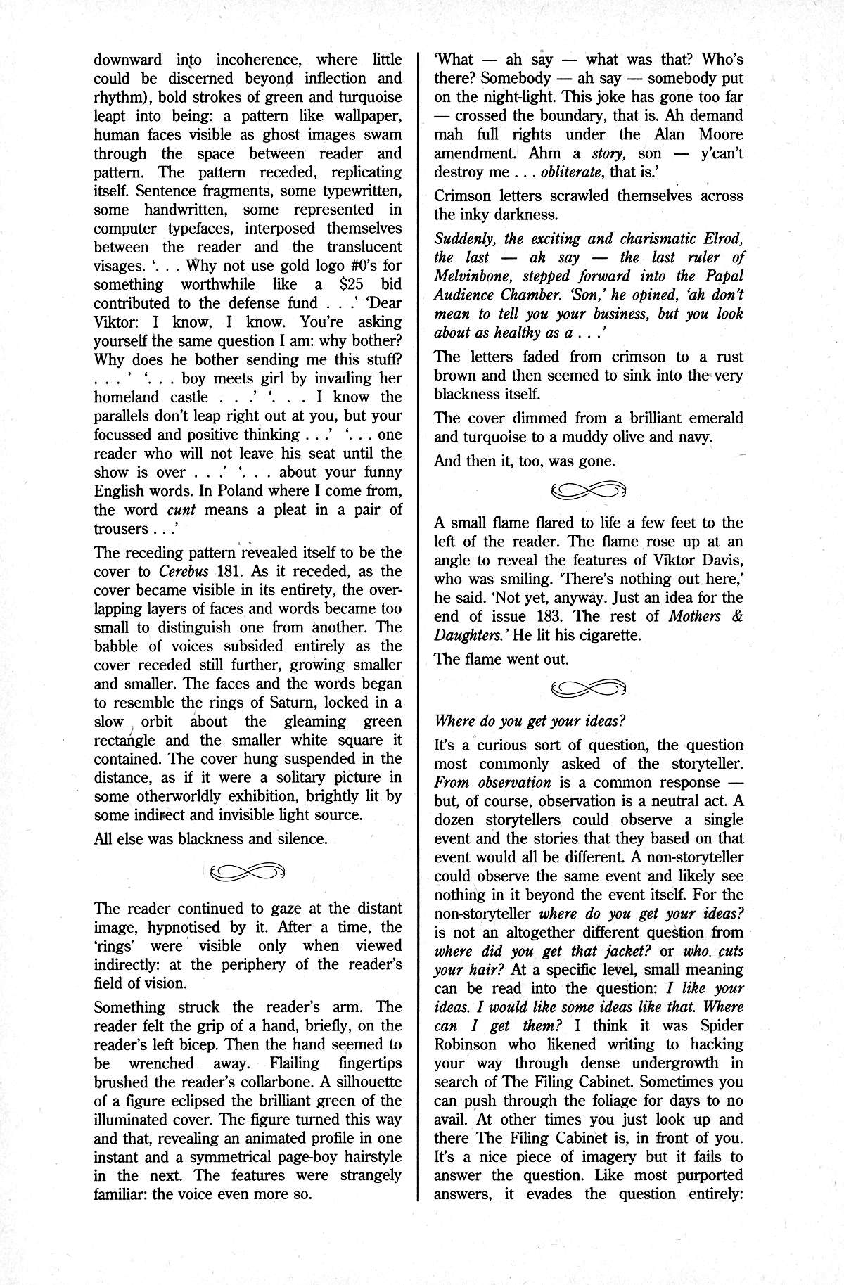 Read online Cerebus comic -  Issue #183 - 18